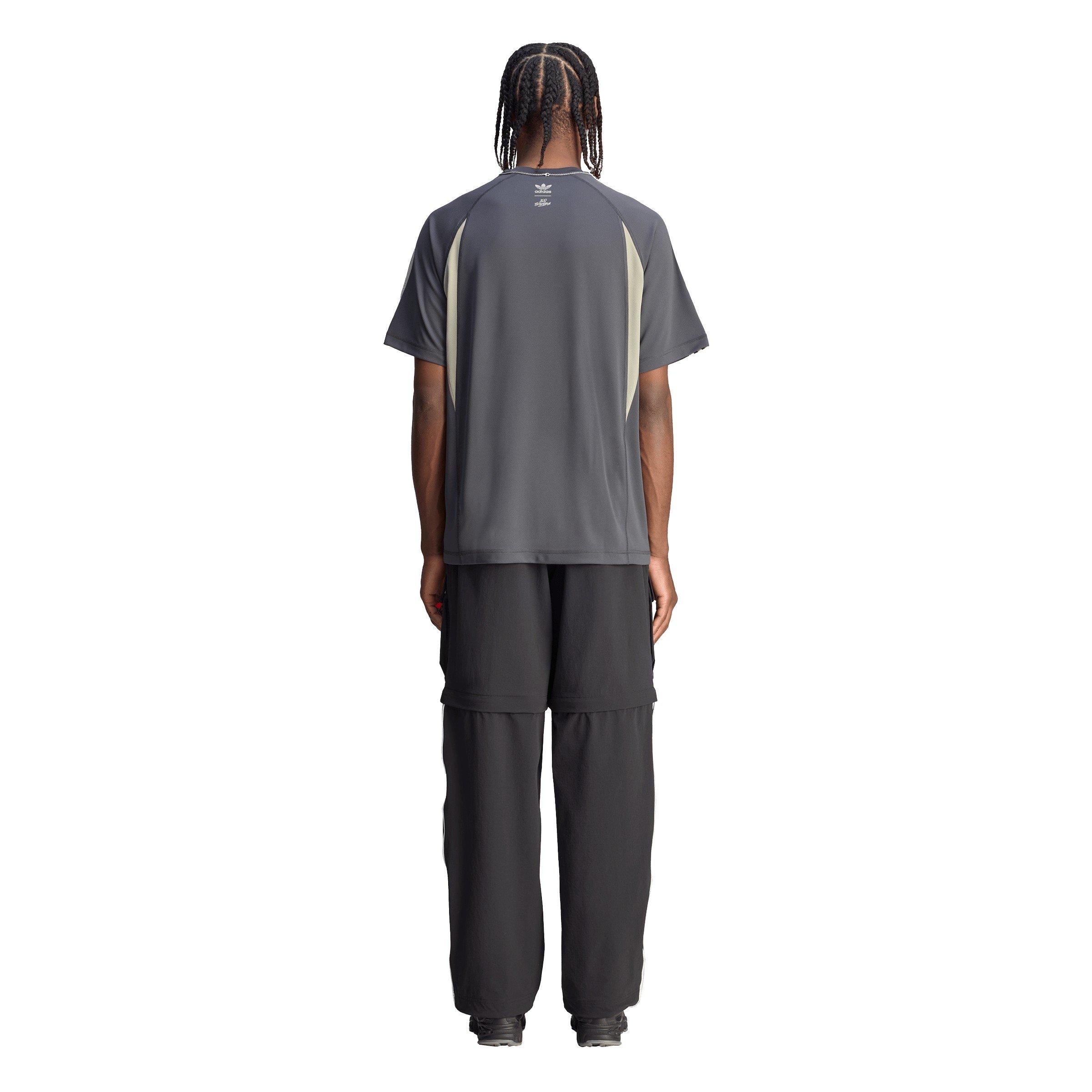 Black - adidas Originals - Men's Zip Closed Hem Fleece Jogger - 4