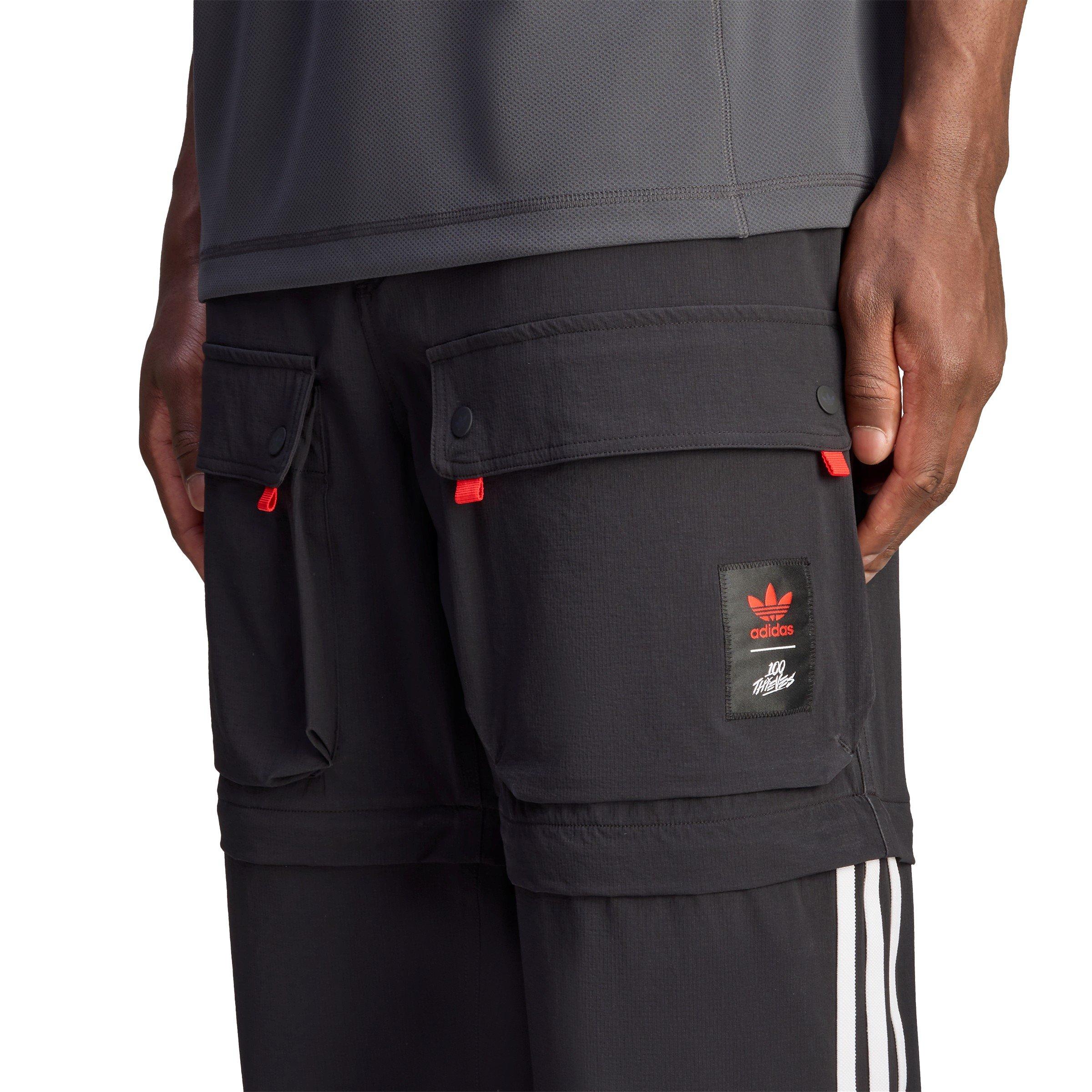Black - adidas Originals - Men's Zip Closed Hem Fleece Jogger - 8