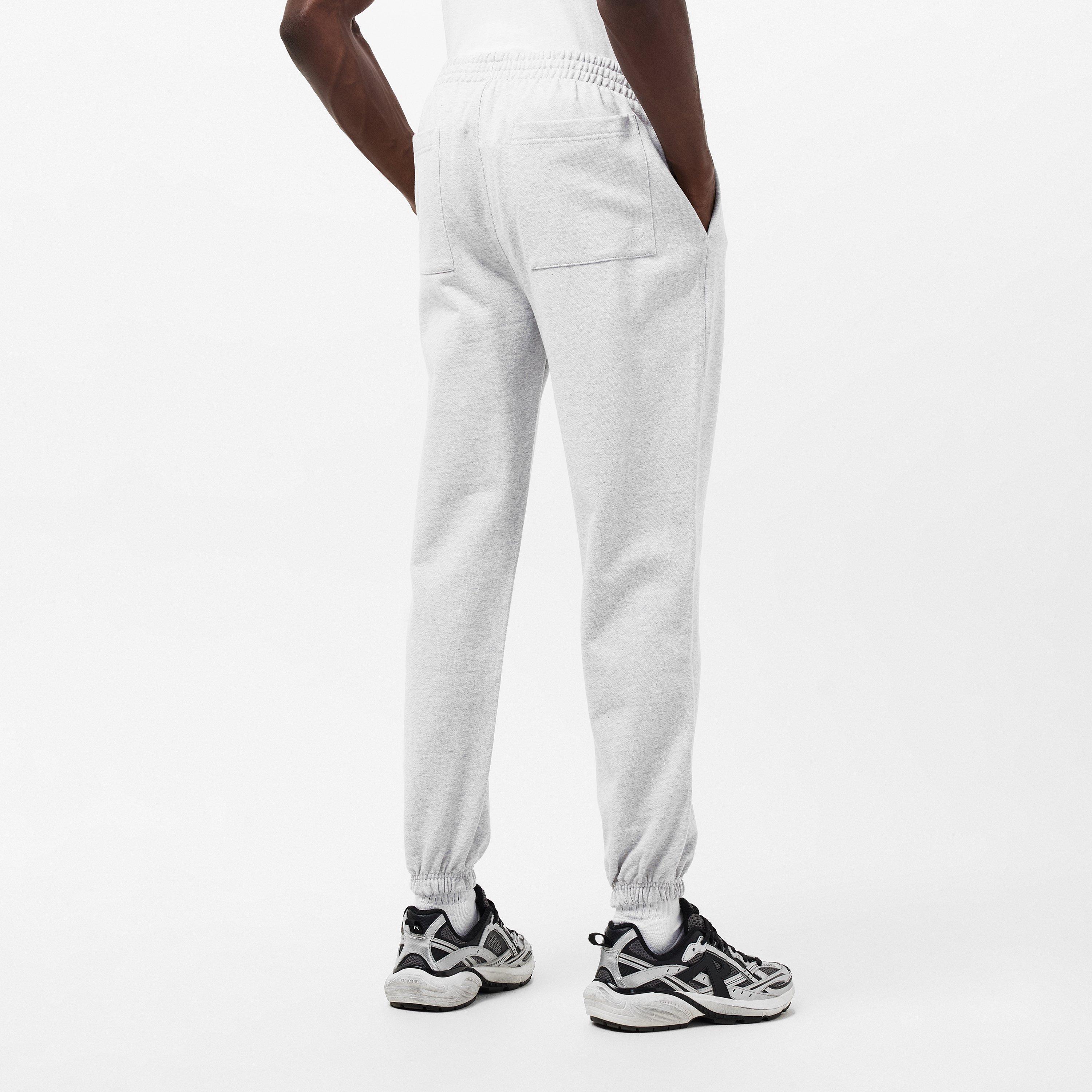 Ice Grey Marl - Represent - Men's Closed Hem Fleece Jogging Bottoms - 4