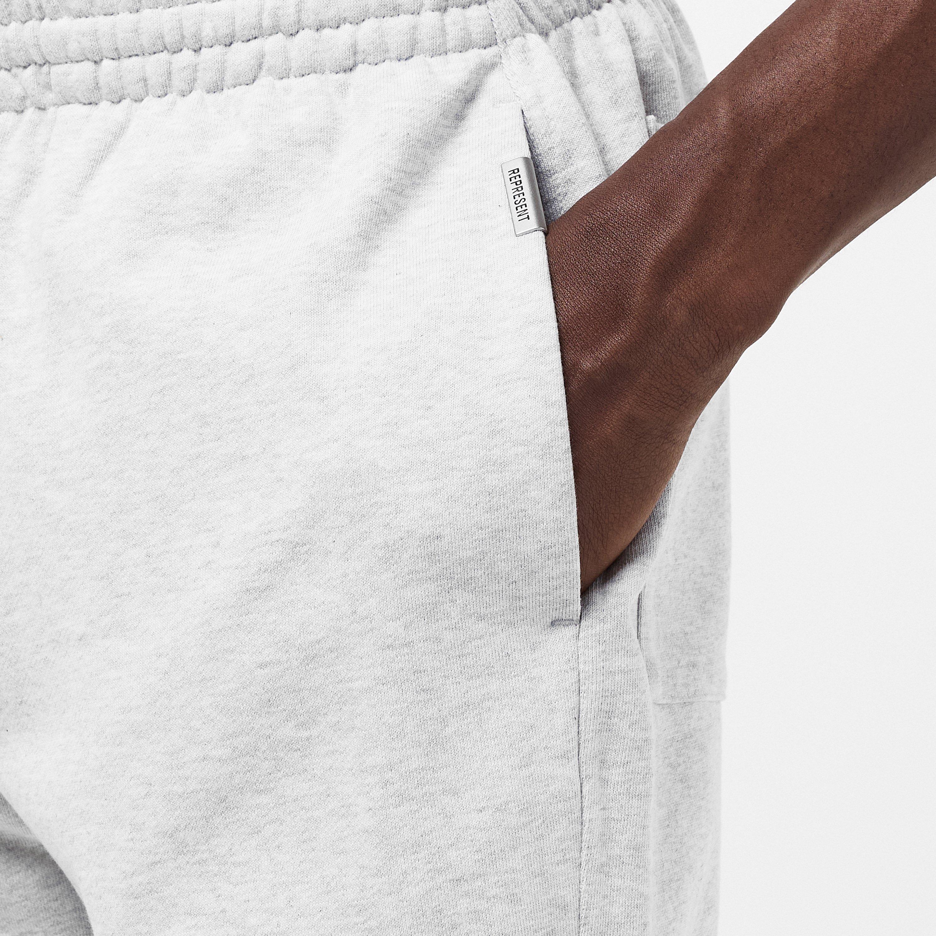 Ice Grey Marl - Represent - Men's Closed Hem Fleece Jogging Bottoms - 5