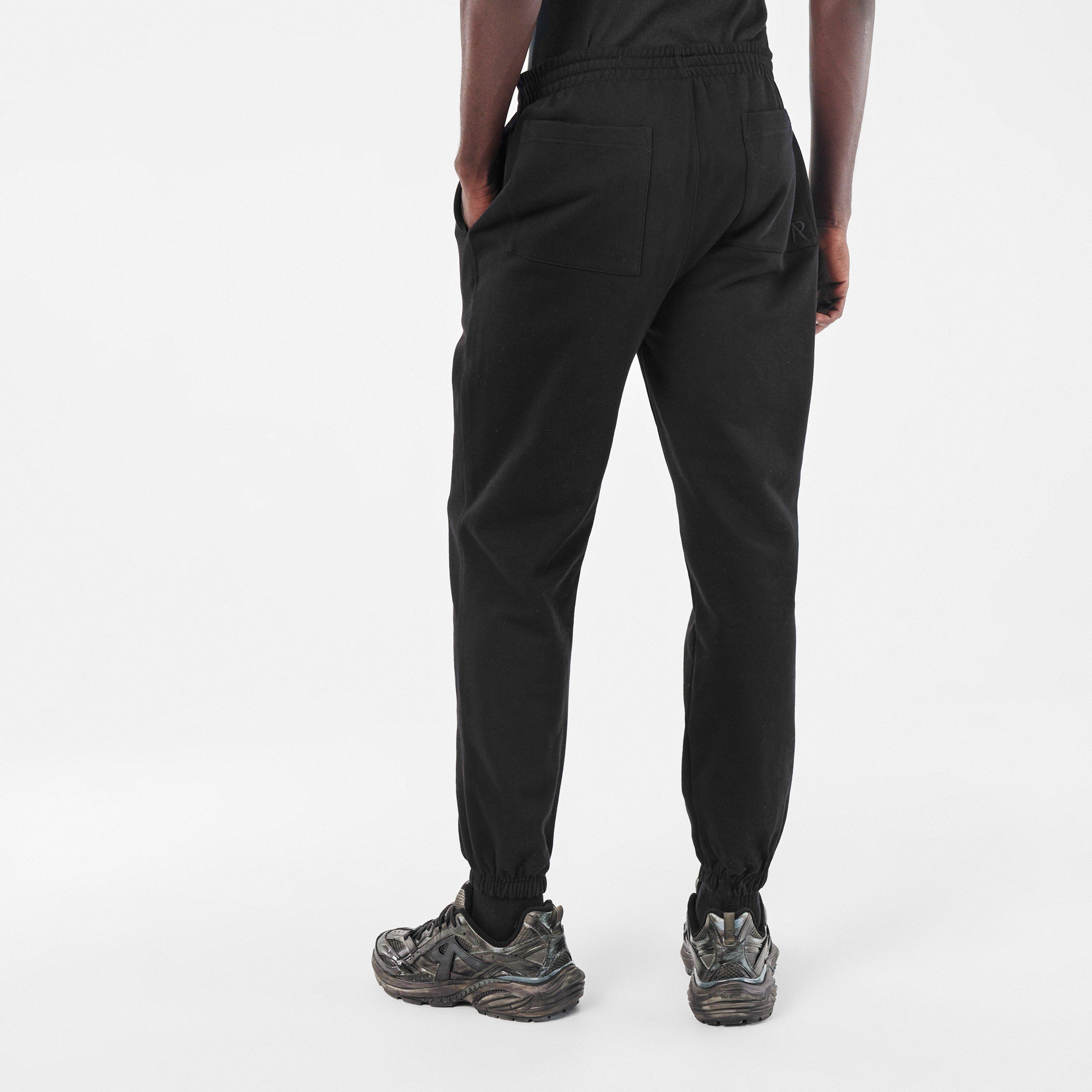 Black - Represent - Men's Closed Hem Fleece Jogging Bottoms - 4
