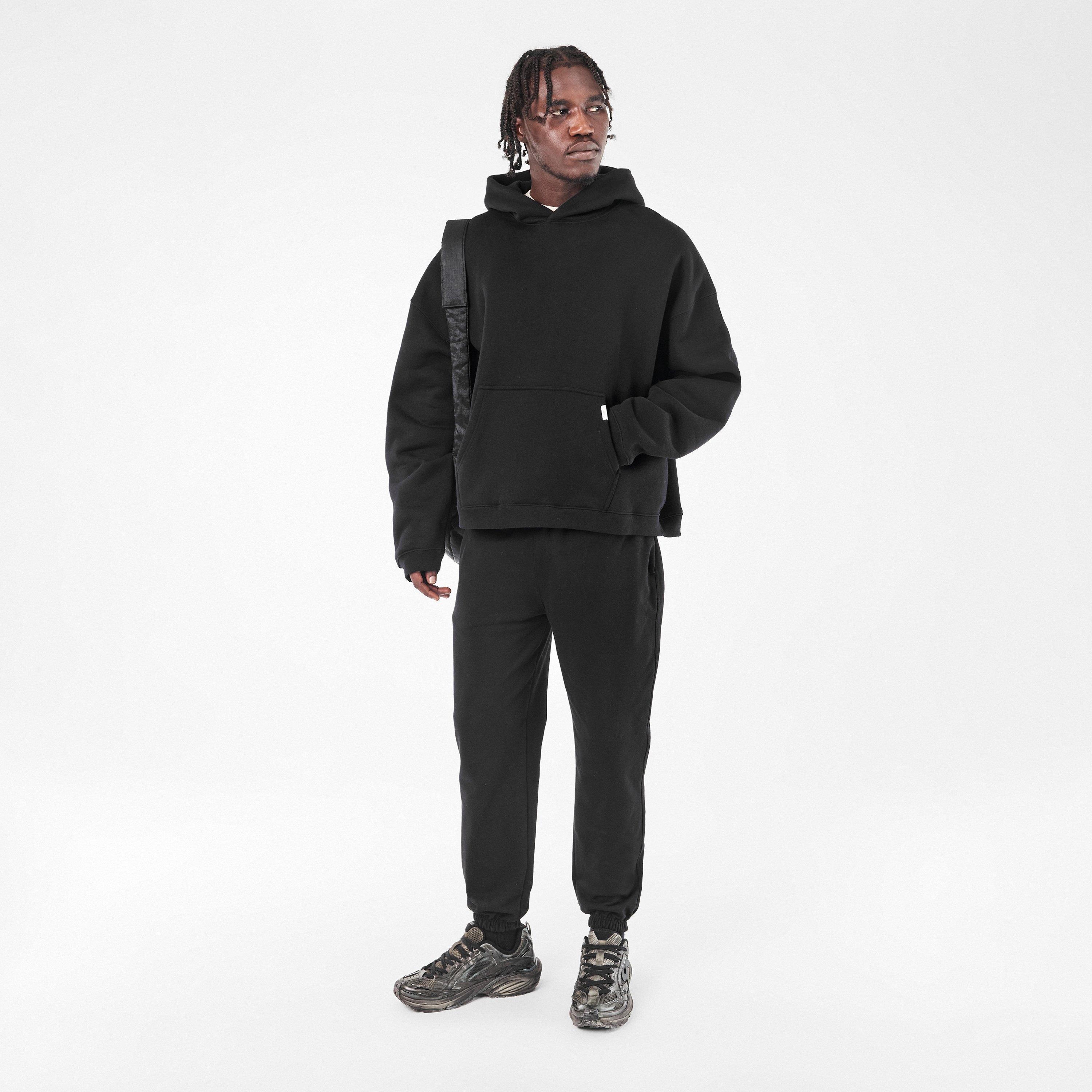 Black - Represent - Men's Closed Hem Fleece Jogging Bottoms - 6