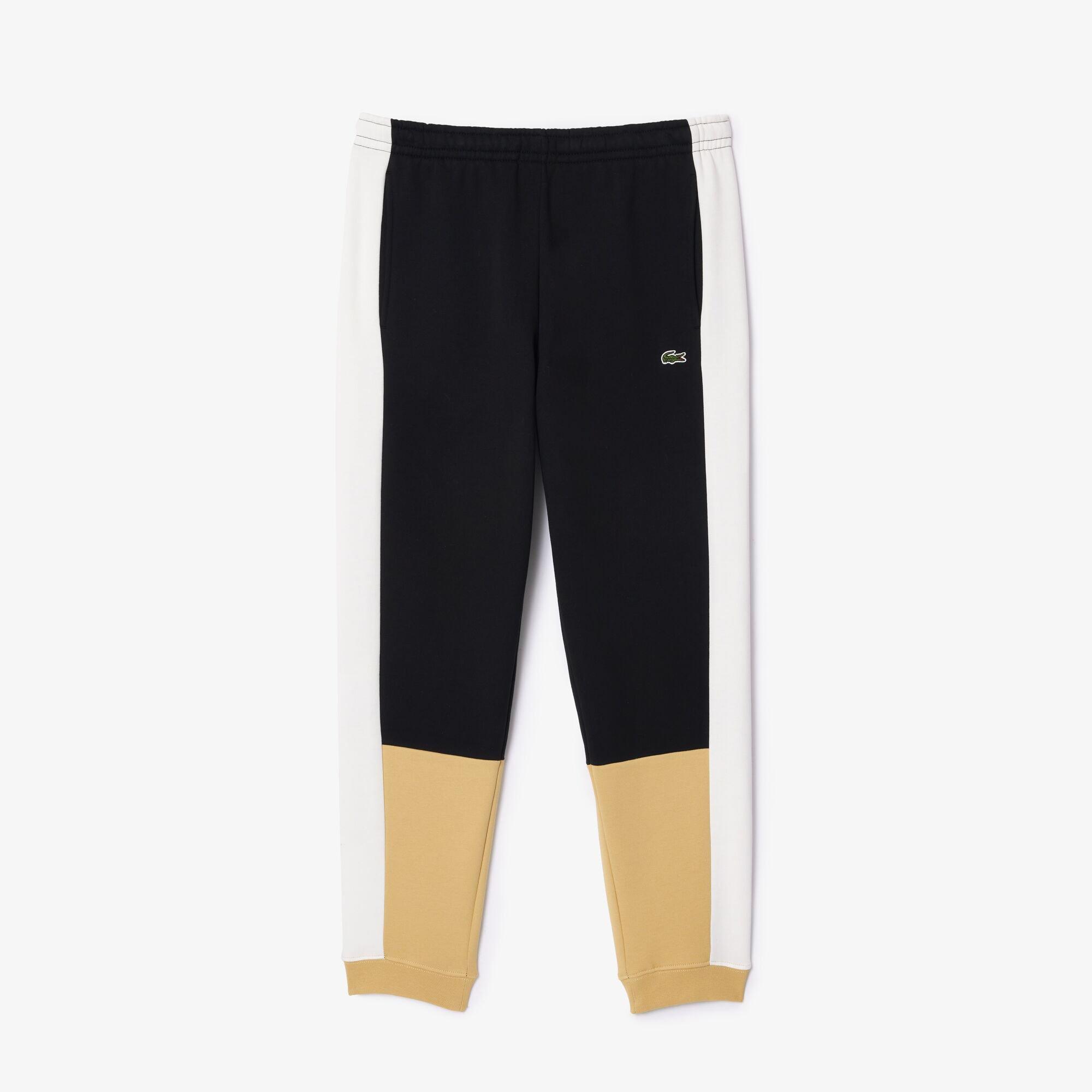 Lacoste Men's Closed Hem Fleece Joggers - Black/Flour - XS