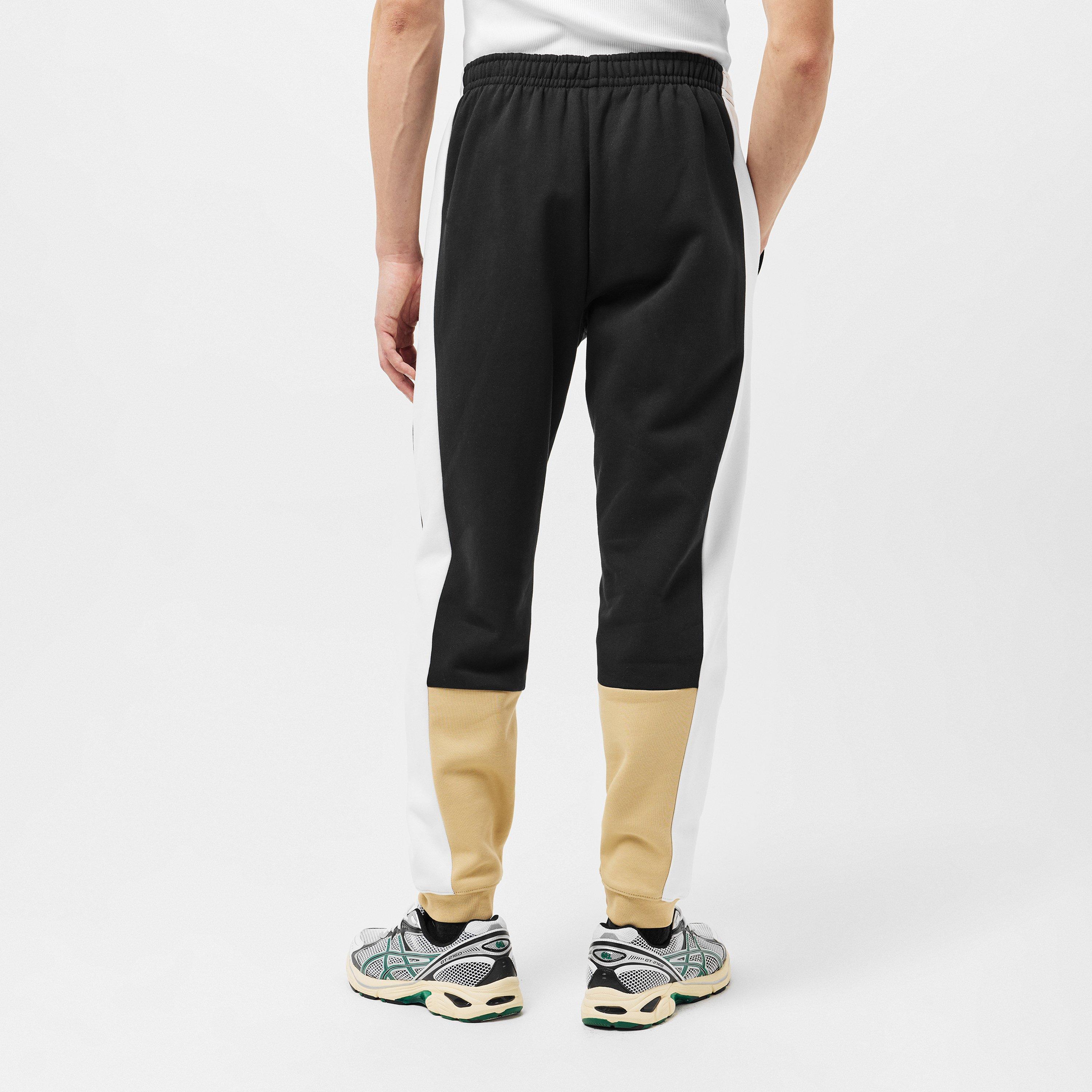 Black/Flour - Lacoste - Men's Closed Hem Fleece Joggers - 4