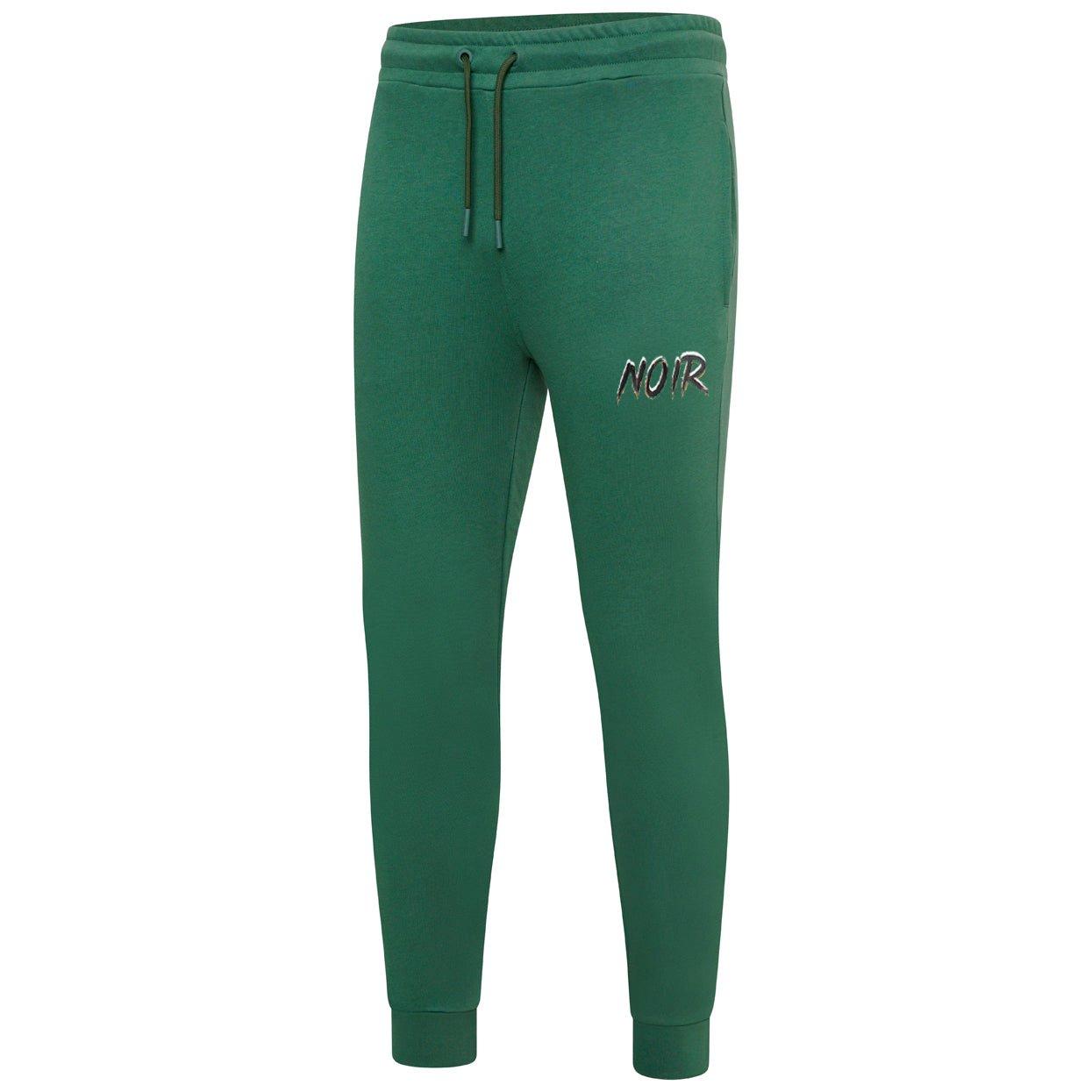 Green - Societe Noir - Men's Scribble Jog Closed Hem Fleece Joggers