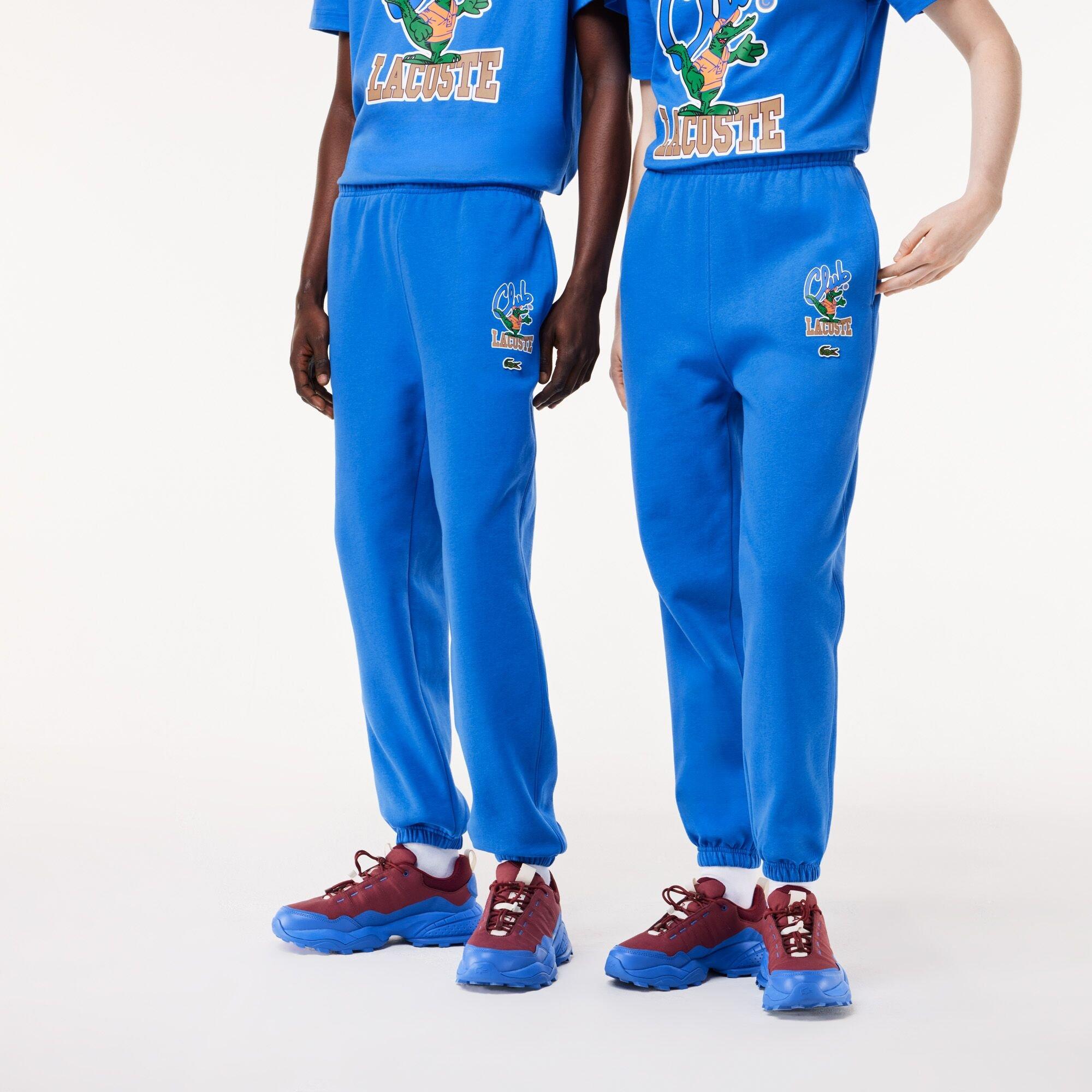 Hilo - Lacoste - Men's Iconic Print Closed Hem Fleece Joggers - 2