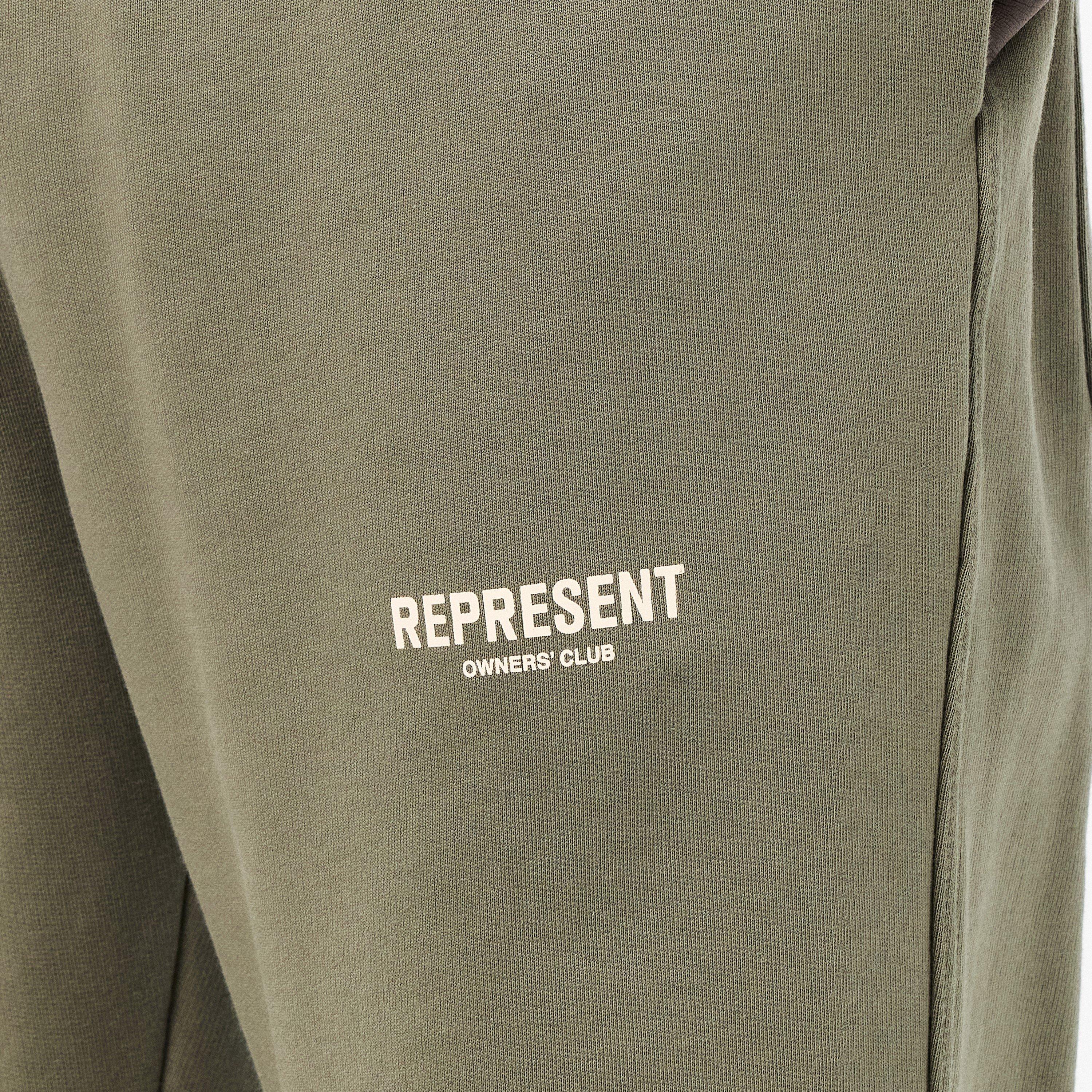 Olive - Represent - Men's Closed Hem Fleece Joggers - 5
