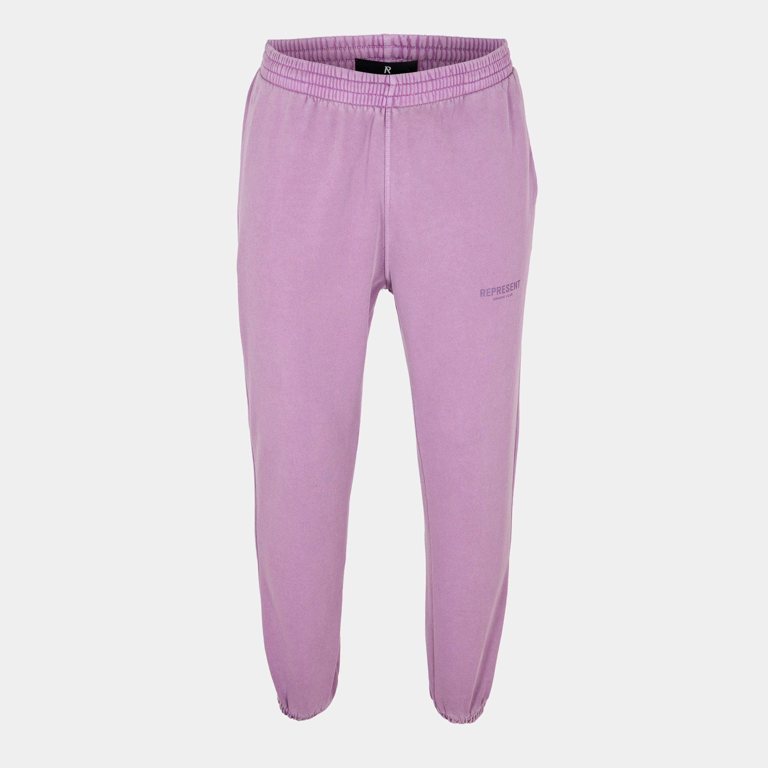 Mid Purple - Represent - Men's Closed Hem Fleece Joggers - 1