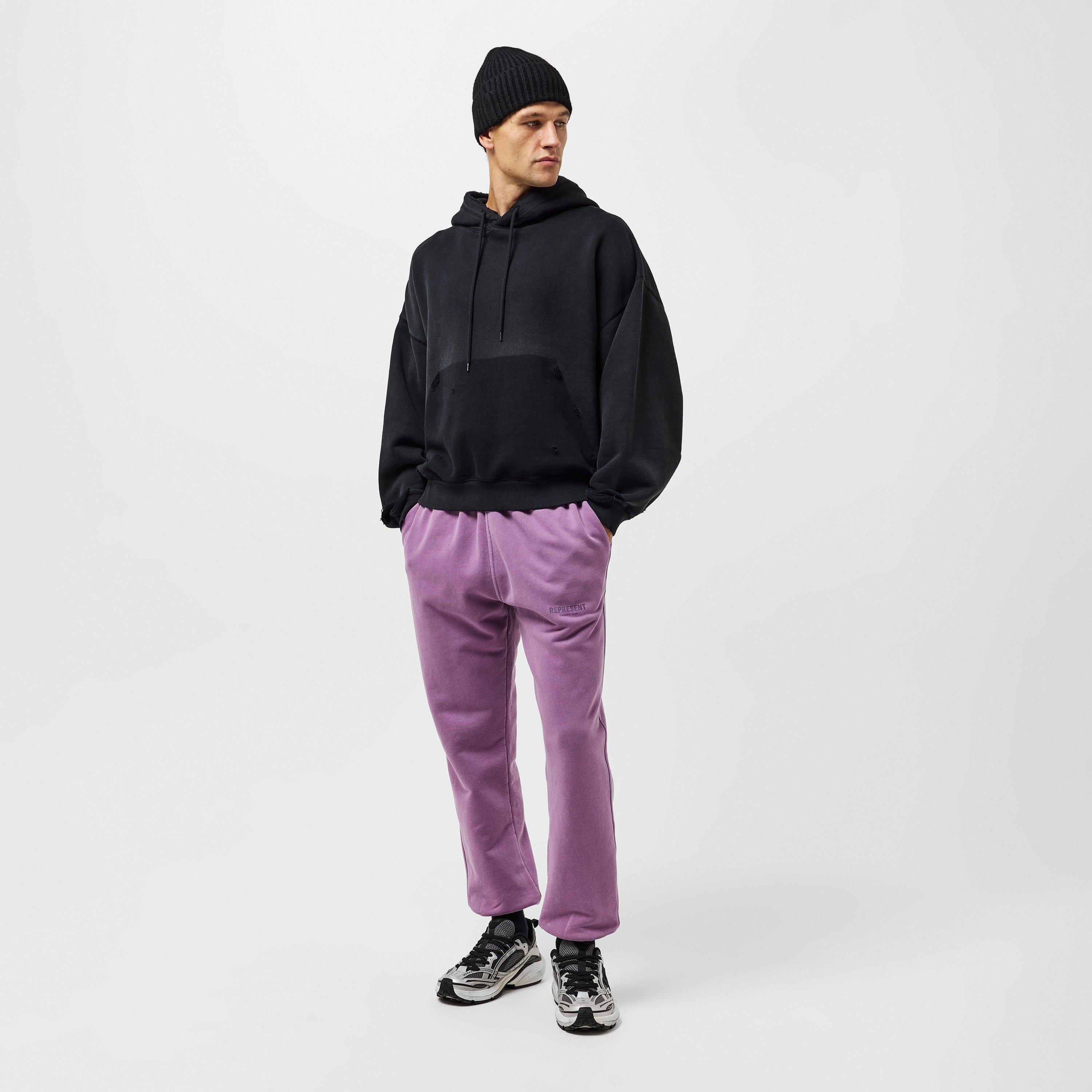 Mid Purple - Represent - Men's Closed Hem Fleece Jogging Bottoms - 6