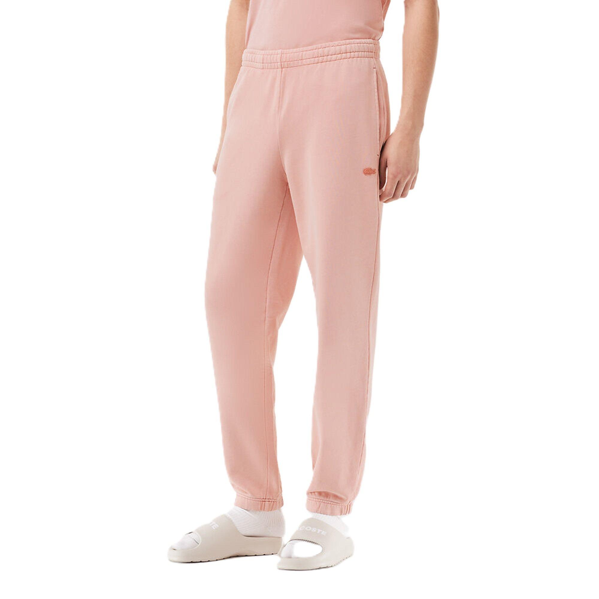 Eco Pink - Lacoste - Men's Closed Cuff Fleece Tapered Joggers - 1