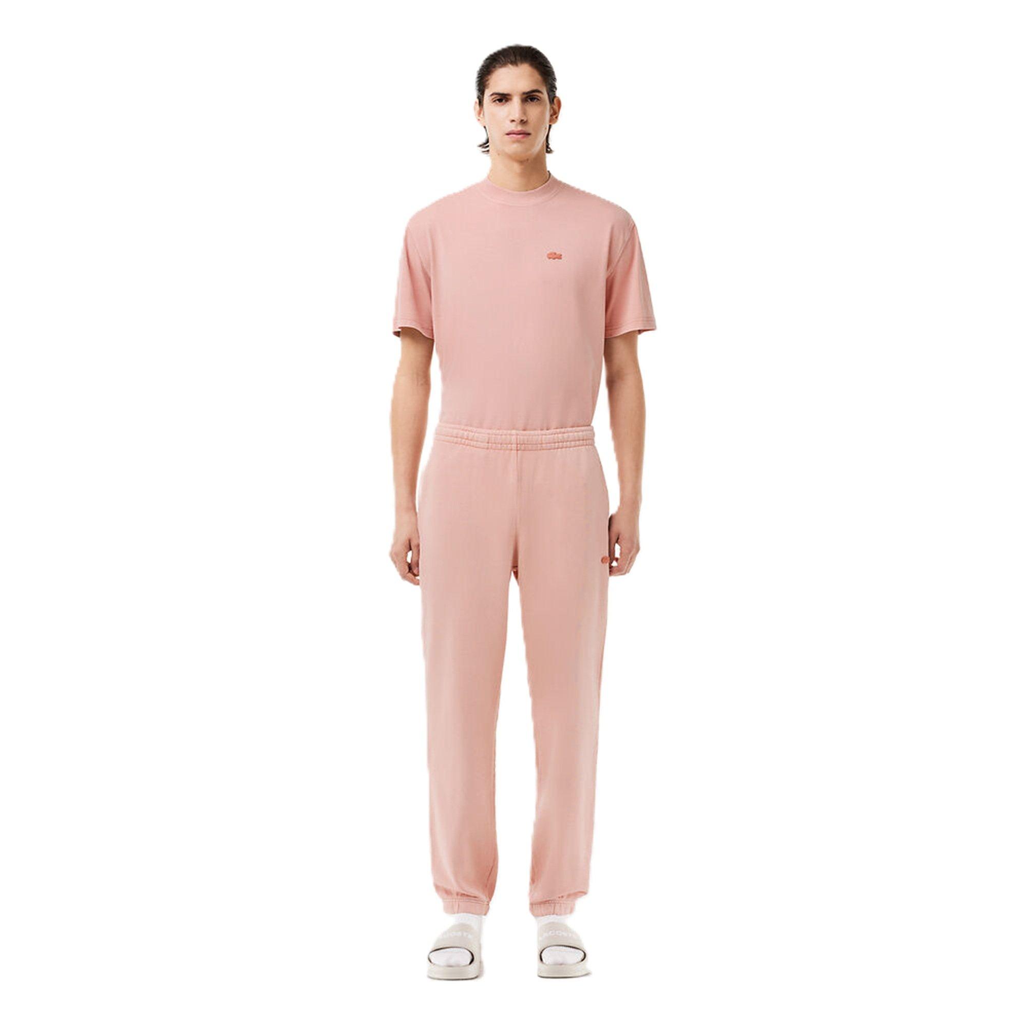 Eco Pink - Lacoste - Men's Closed Cuff Fleece Tapered Joggers - 3