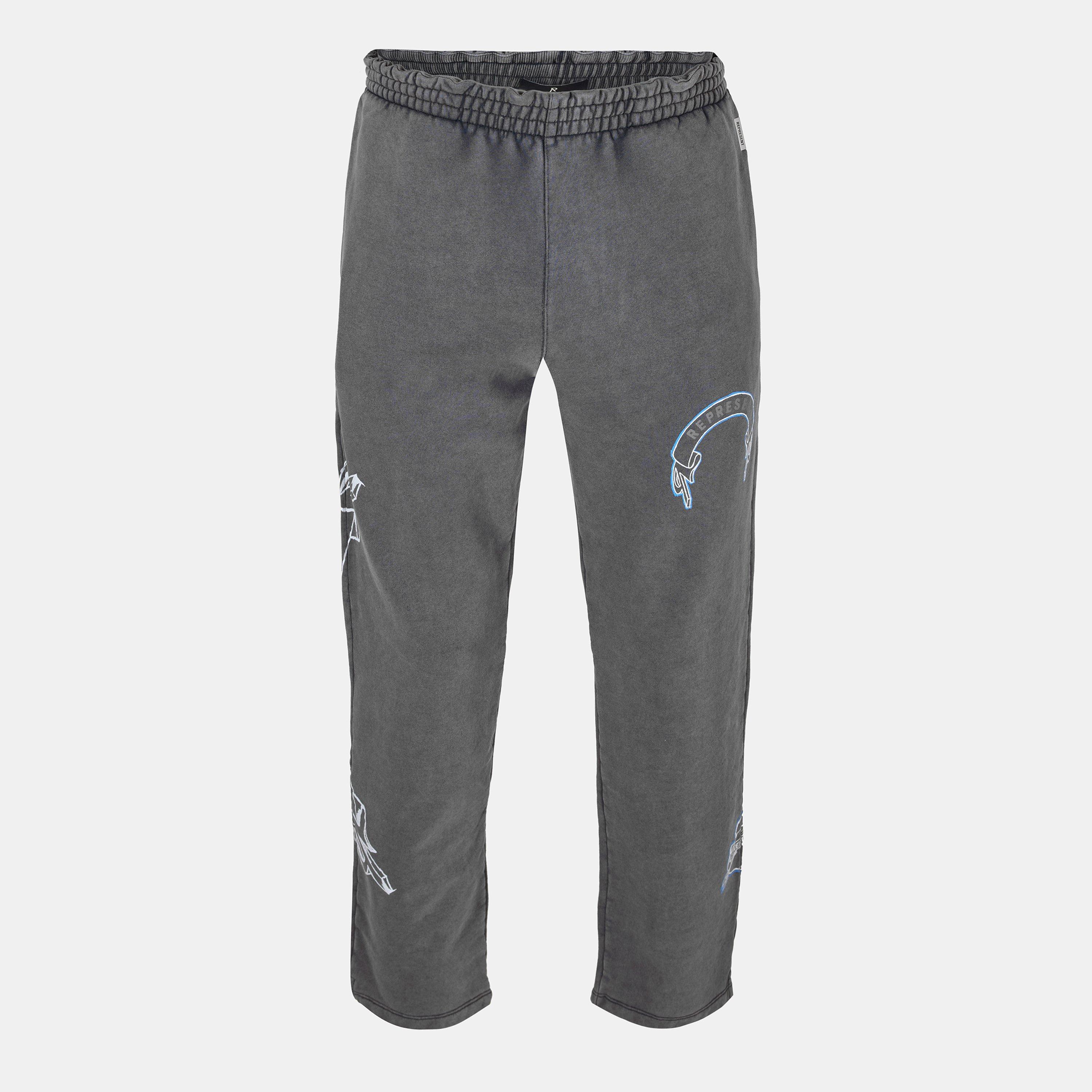 Vintage Grey - Represent - Men's Rep Legacy Closed Hem Fleece Joggers - 1