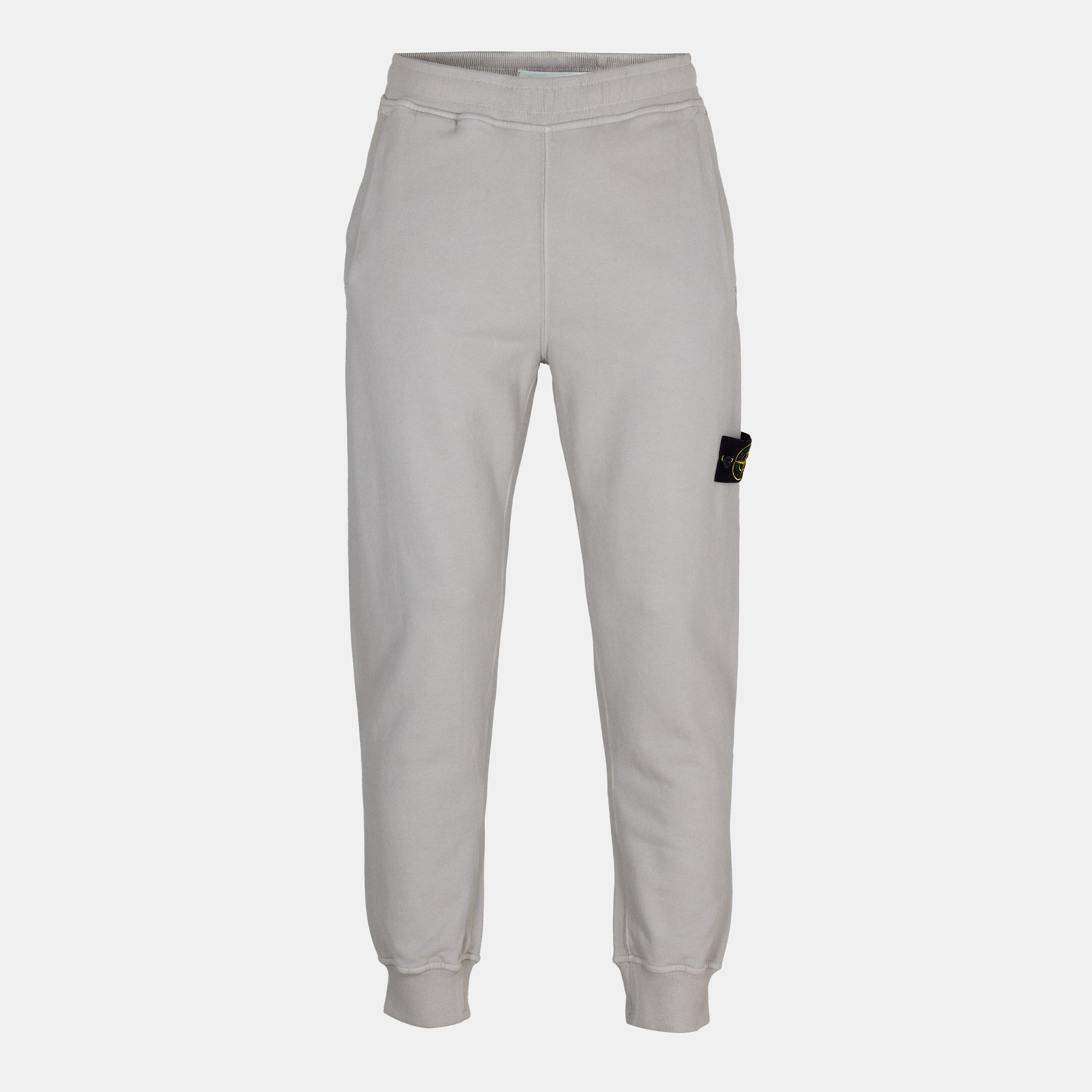 Grigio P V0061 - Stone Island - Men's Closed Hem Fleece Joggers - 1