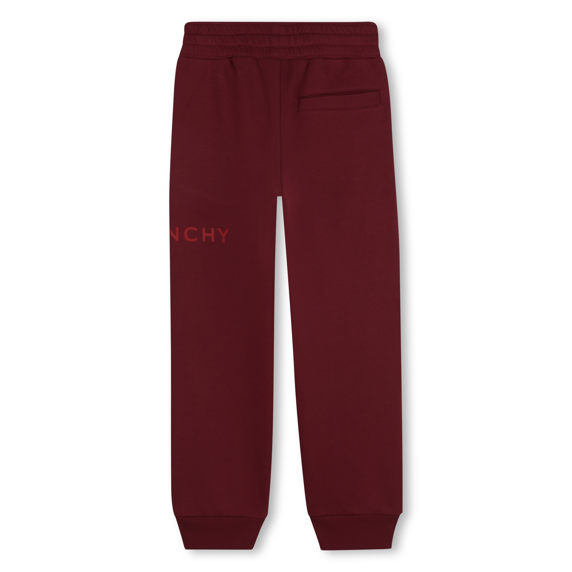 Red 95C - GIVENCHY - Unisex Kids' GIV Logo Closed Hem Fleece Joggers - 2