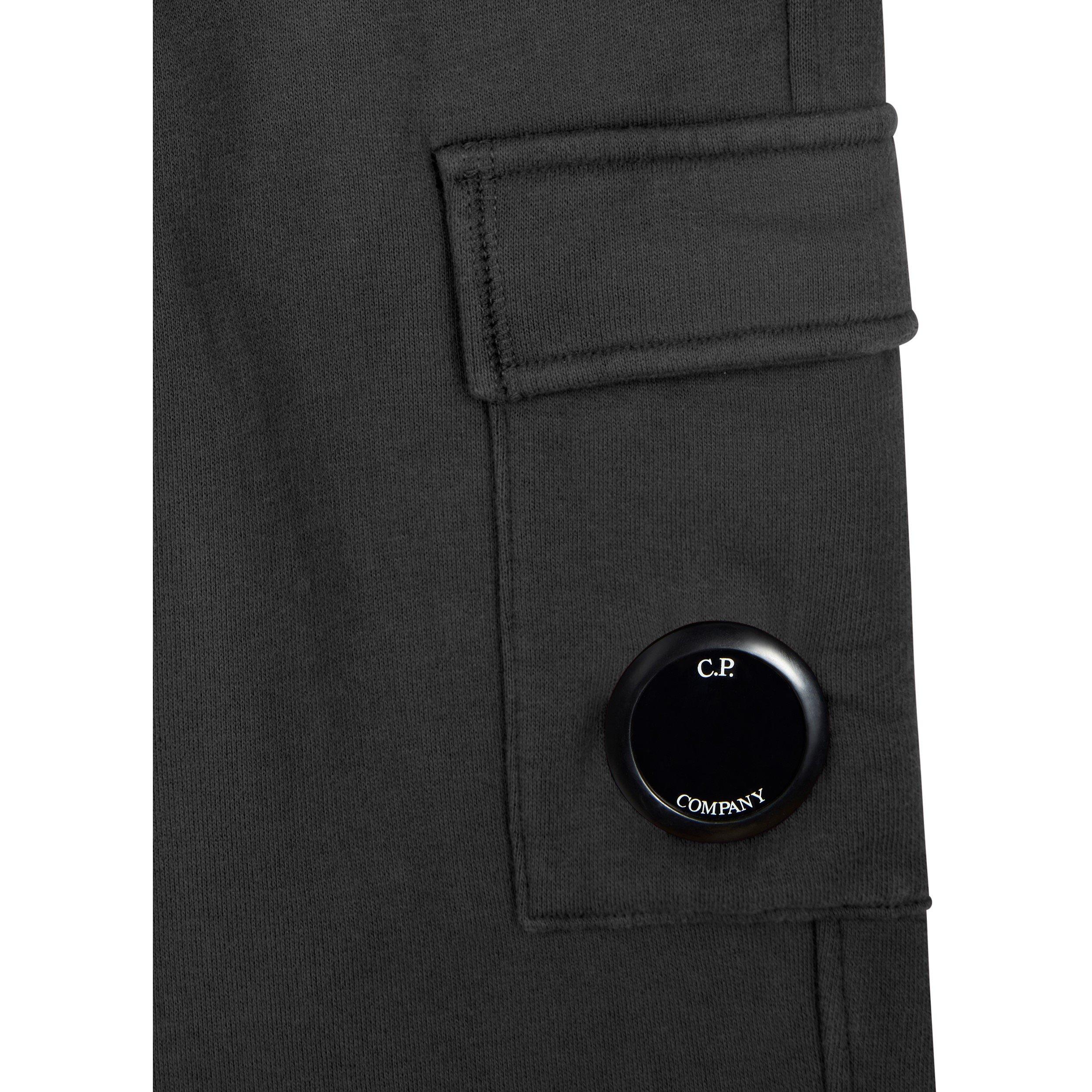 Black 999 - CP Company - Boy's Lens Fleece Jogging Bottoms - 4