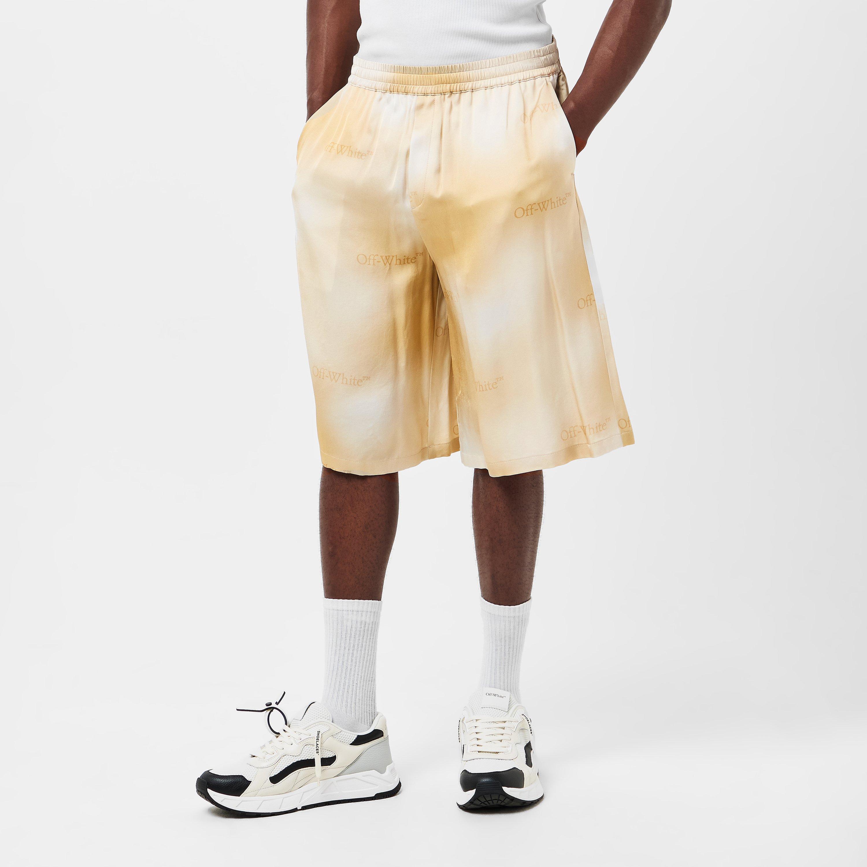 Beige/Weiß - Off White - Men's Closed Hem Fleece Jogging Bottoms - 3