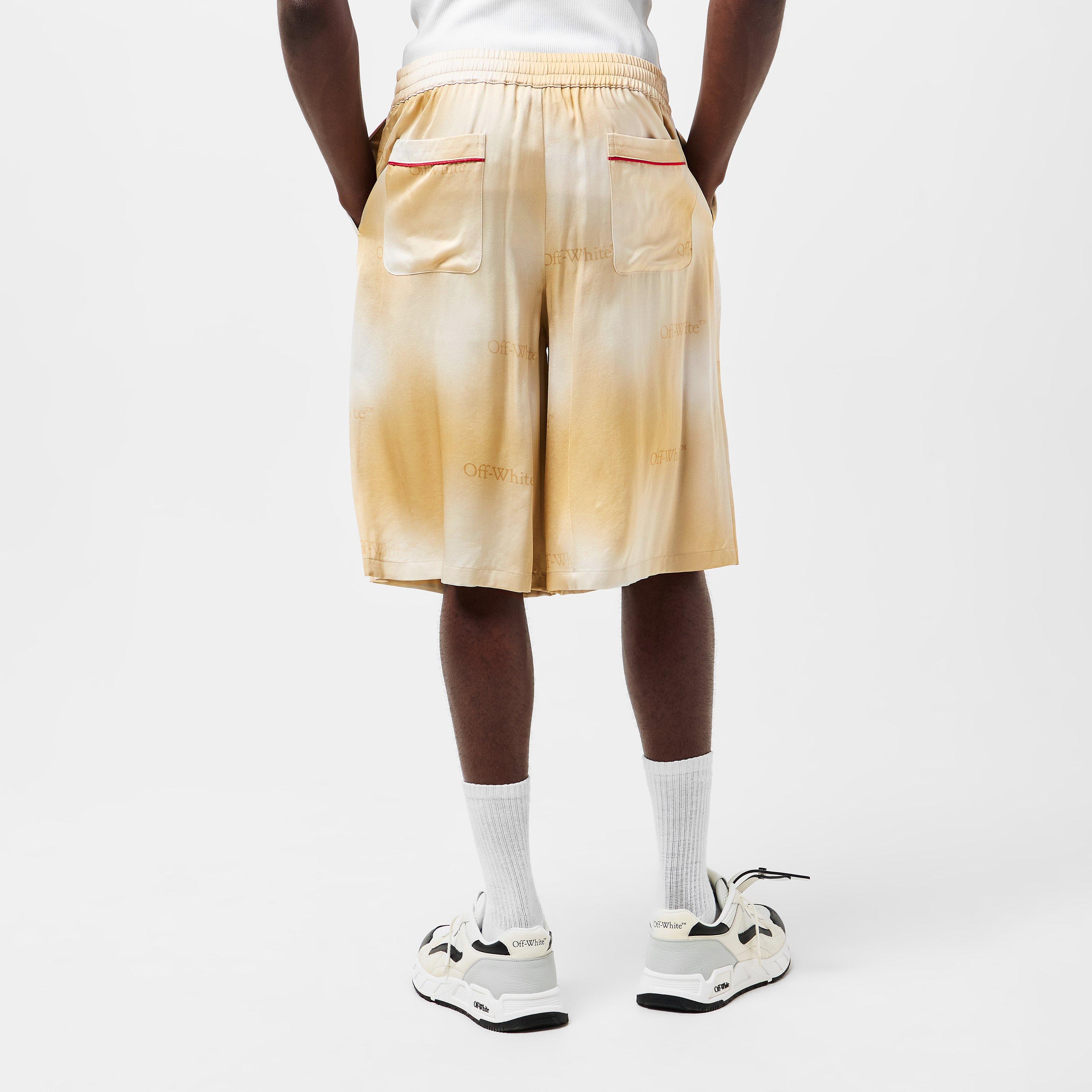 Beige/Weiß - Off White - Men's Closed Hem Fleece Jogging Bottoms - 4