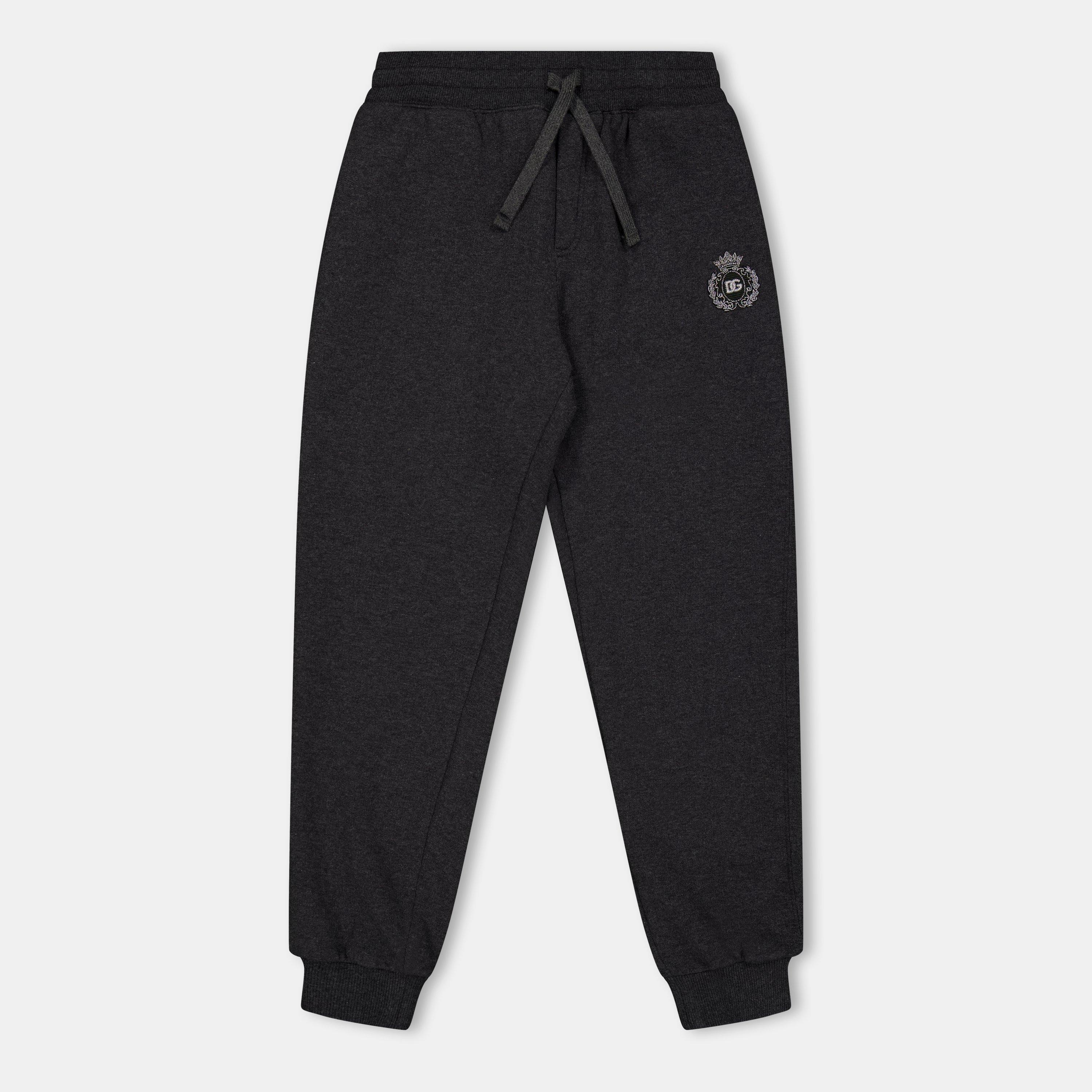 Dolce and Gabbana  Kids' Closed Cuff Fleece Joggers - Melange S8292 - Size 8Y