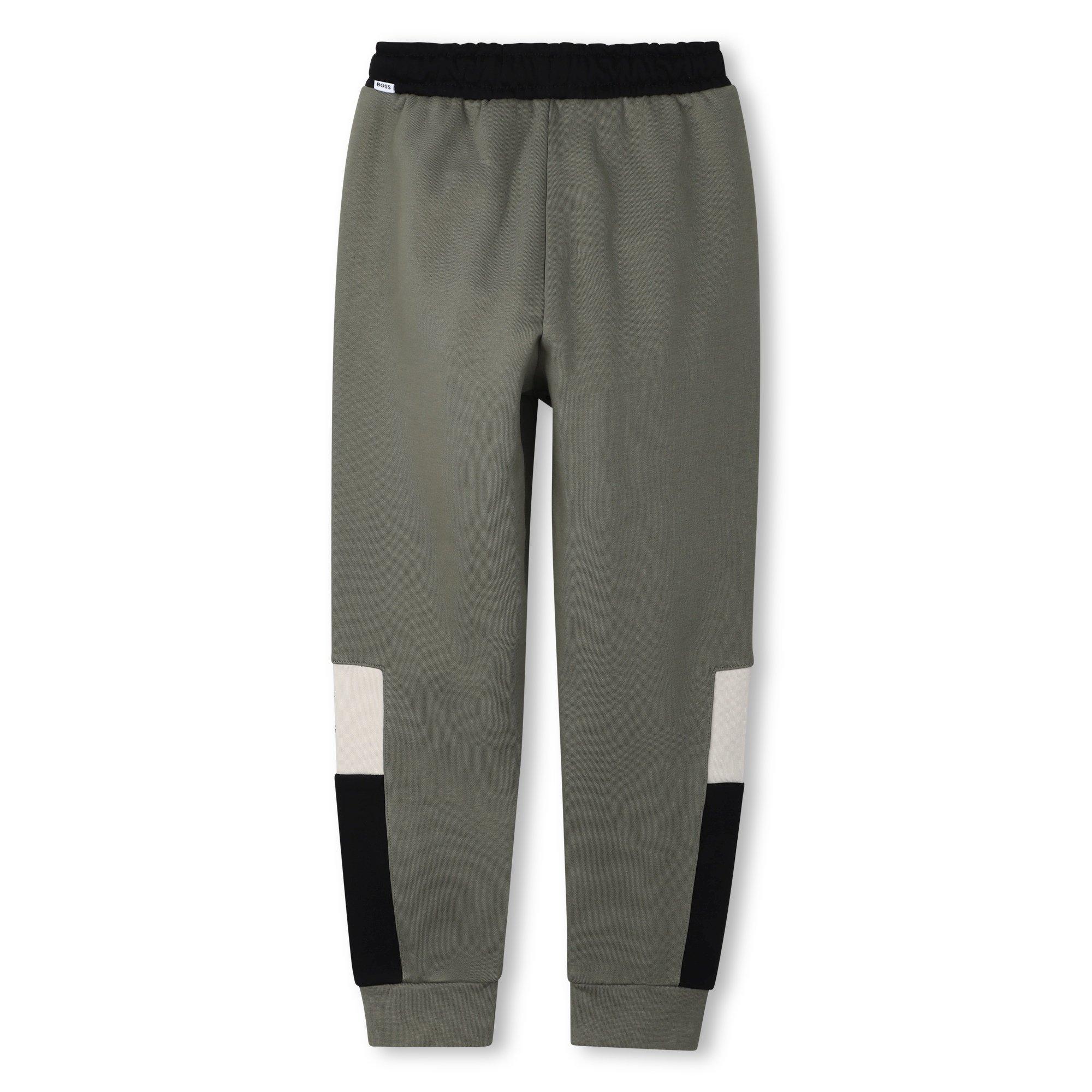 Black - Boss - Kids Closed Hem Fleece Jog Pants - 2