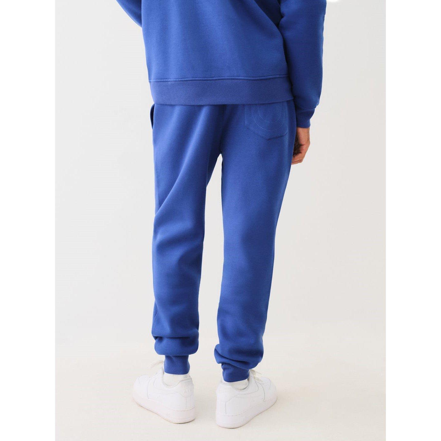 Sodalite Blue - True Religion - Studded Registered Icon Closed Hem Fleece Joggers - 2