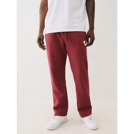 True Religion HorseShoes Logo Closed Hem Fleece Joggers