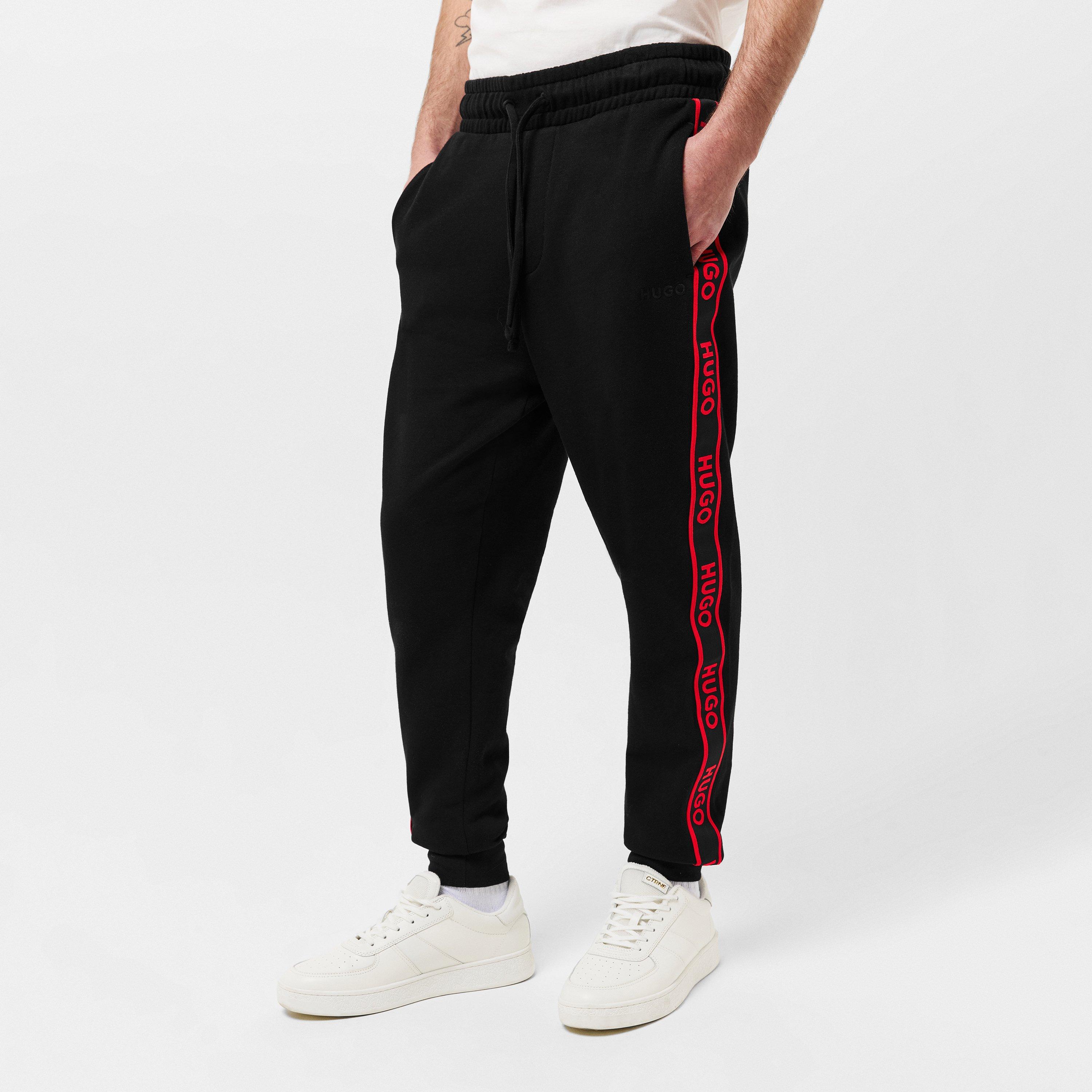 Zwart - Hugo - Liam Closed Hem Fleece Joggers - 3