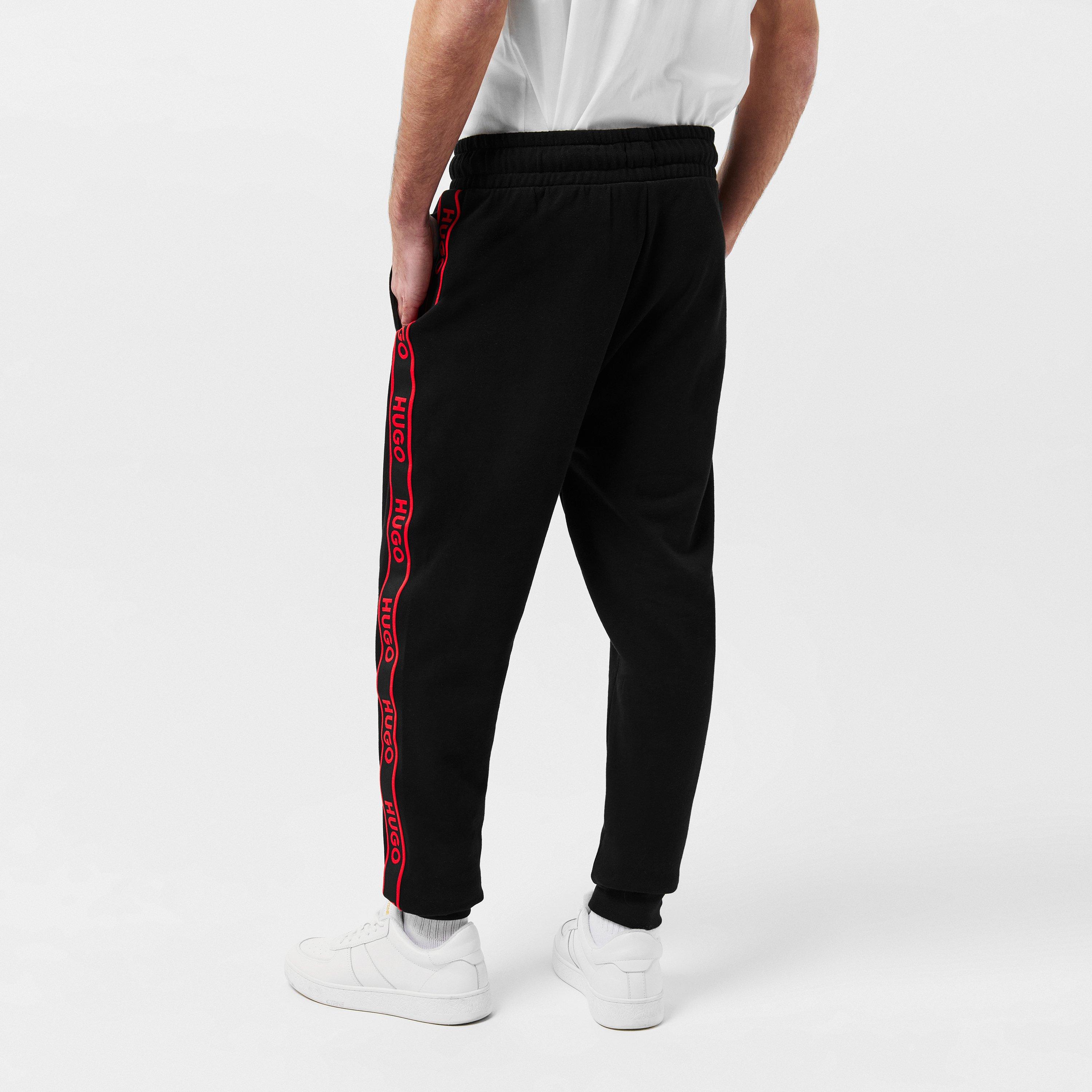 Zwart - Hugo - Liam Closed Hem Fleece Joggers - 4