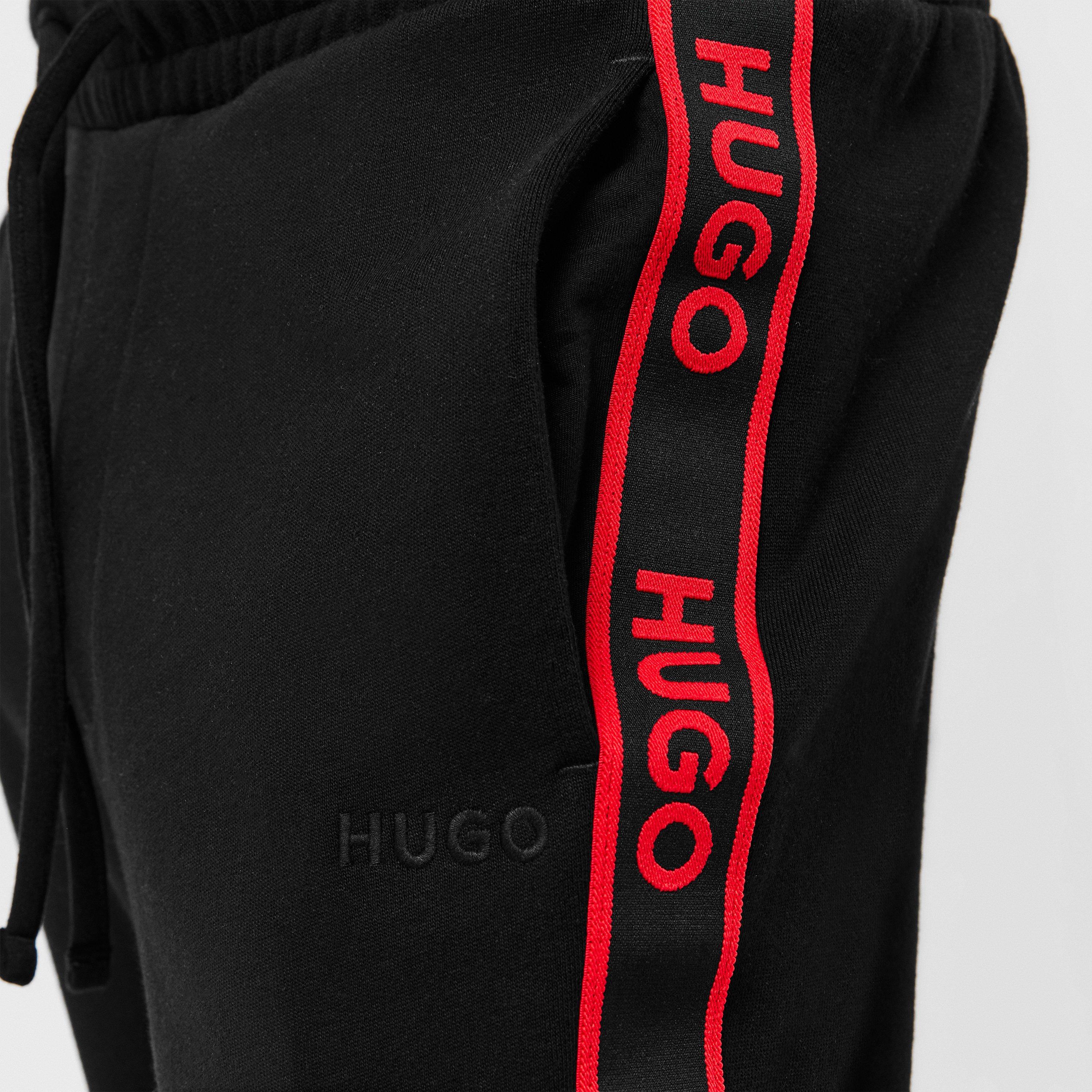 Zwart - Hugo - Liam Closed Hem Fleece Joggers - 5