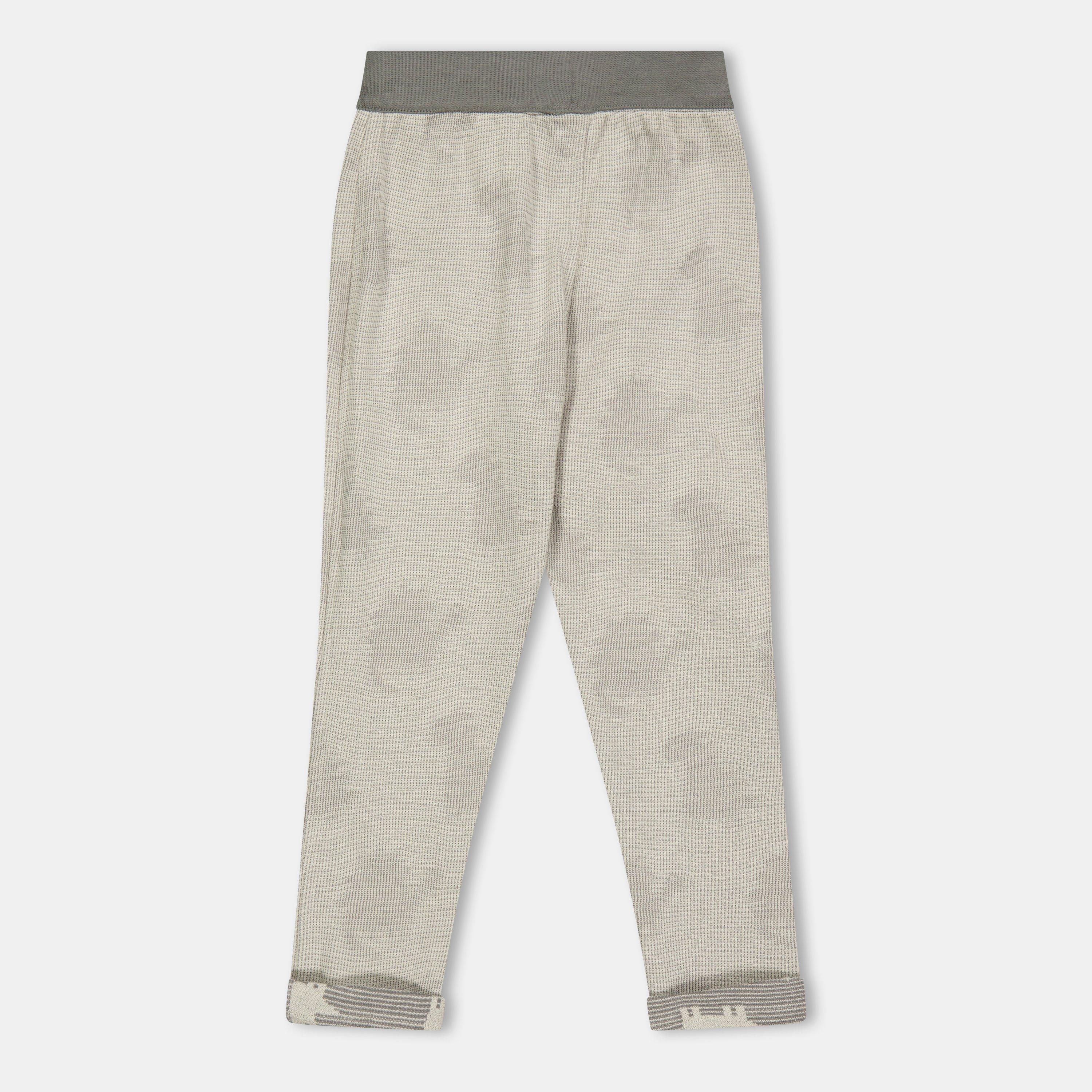 Grises - Lilly and Sid - Dino Reversible Closed Hem Fleece Joggers - 5