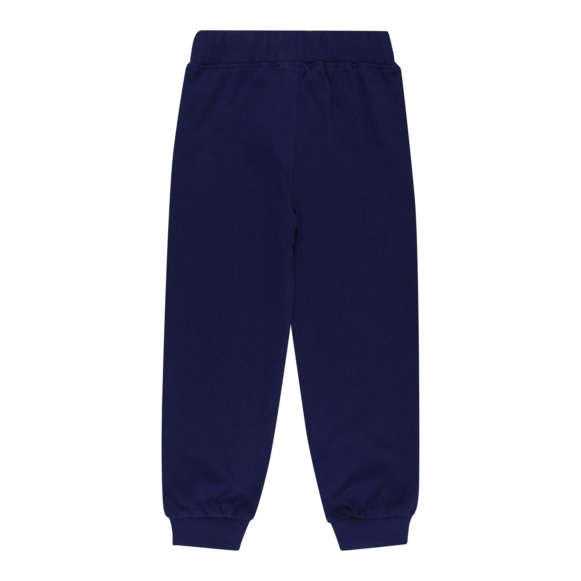 Blue - Lilly and Sid - Closed Hem Fleece Jogger - 2