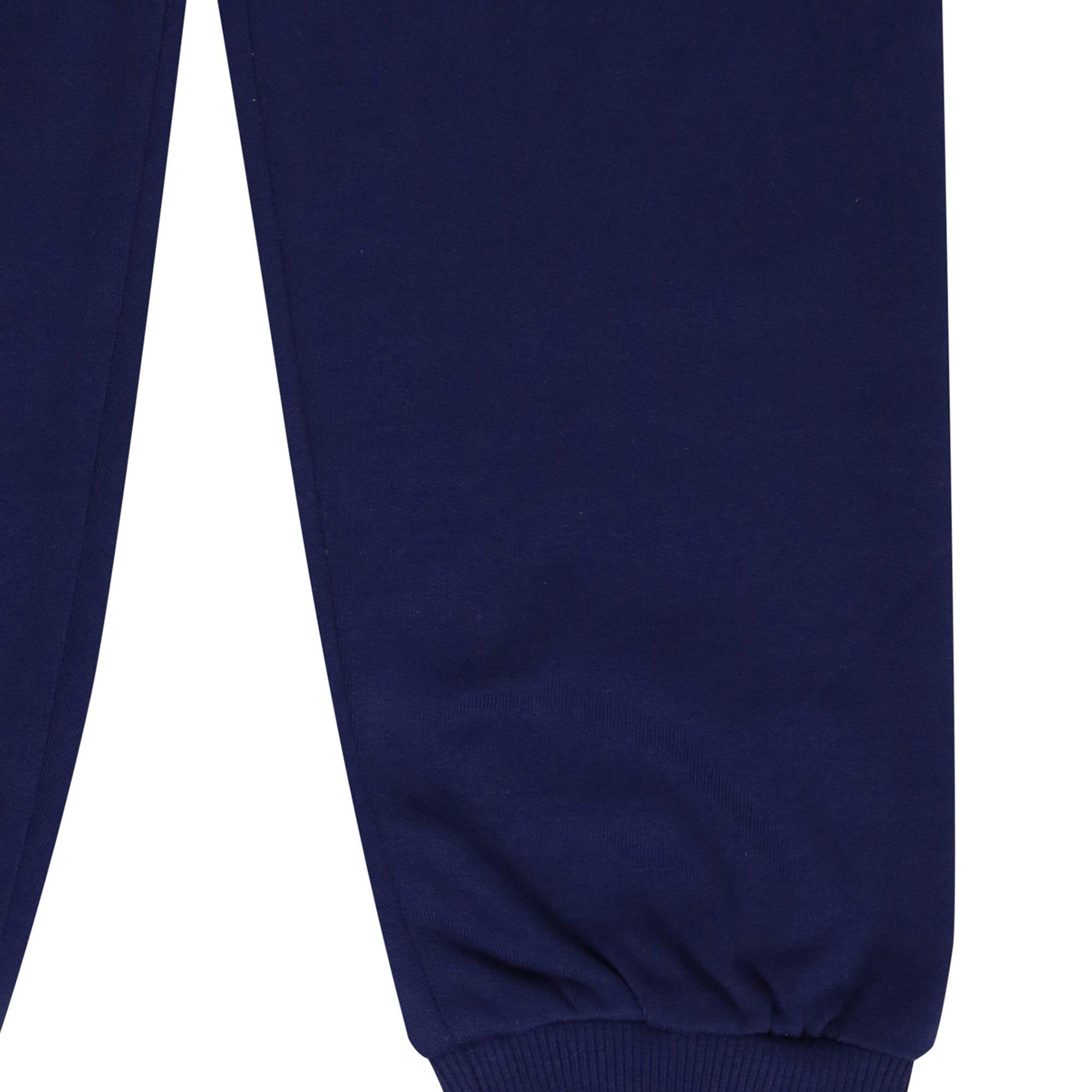 Blue - Lilly and Sid - Closed Hem Fleece Jogger - 4