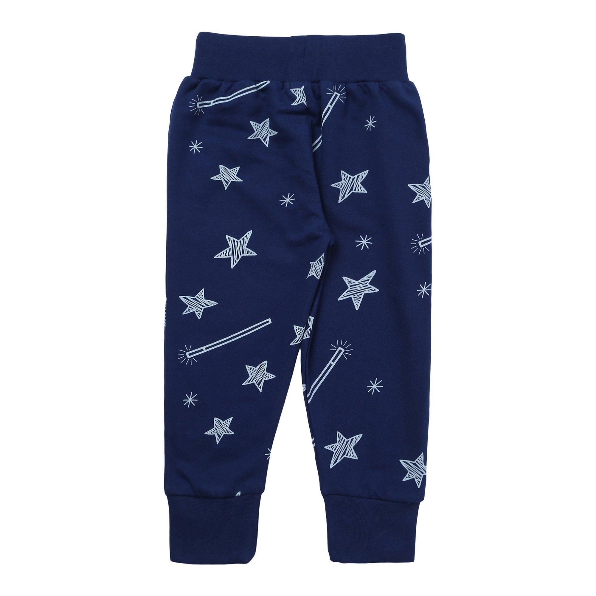 Azul marino - Lilly and Sid - LaS Stars Closed Hem Fleece Joggers - 2