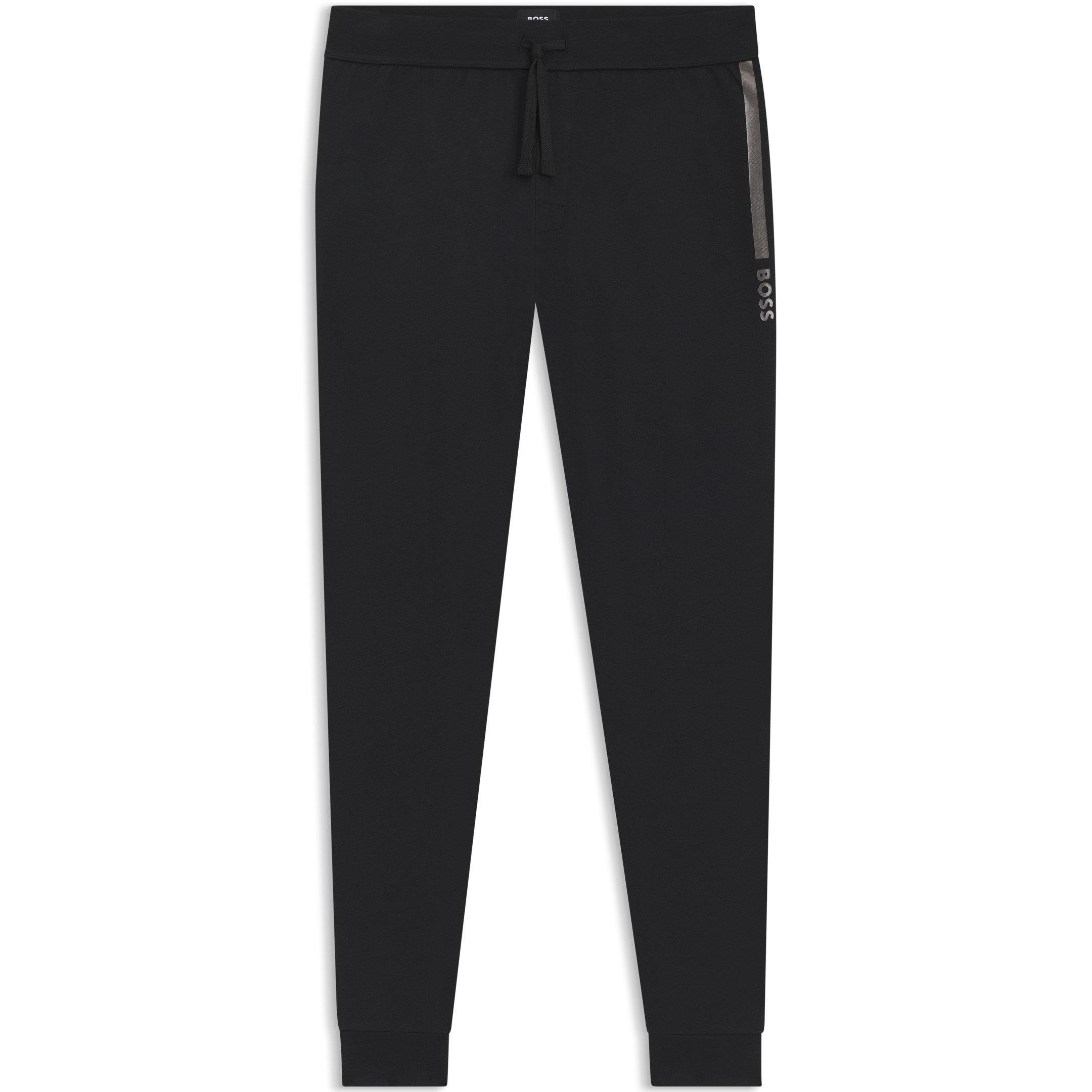 Boss Logo Tapered Jogging Bottoms - Black 001 - Size 2XL