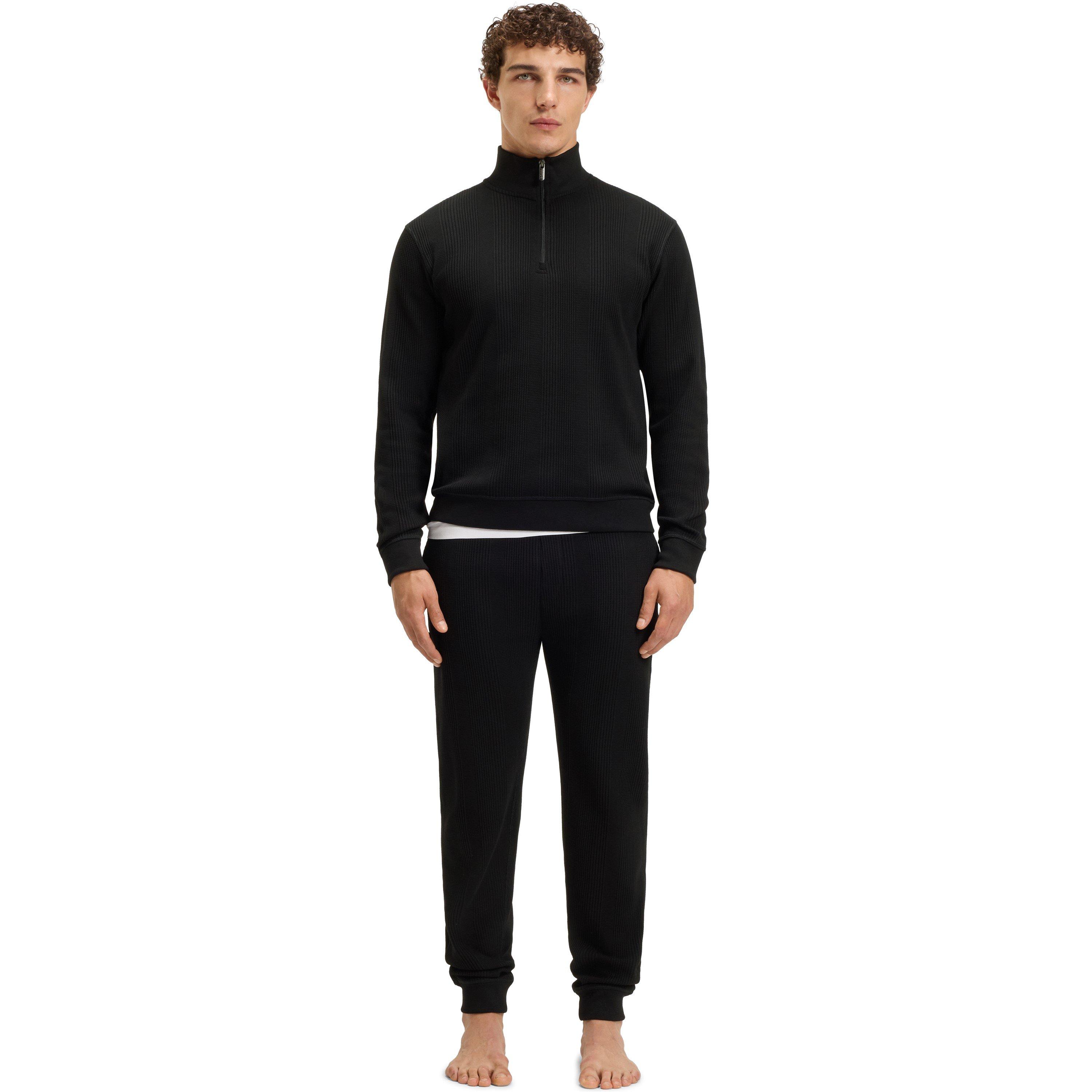 Black 001 - Boss - Structure Jogging Bottoms - 5