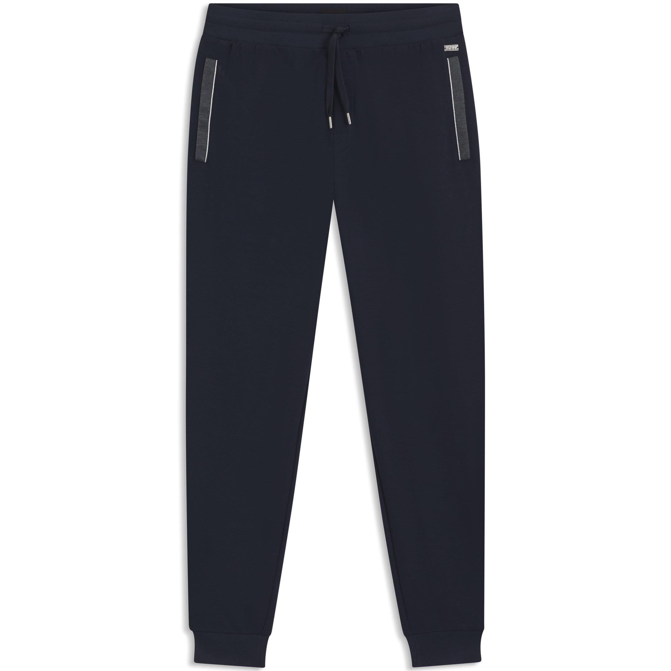 Boss Logo Tapered Jogging Bottoms - Dark Blue 403 - Size 2XL