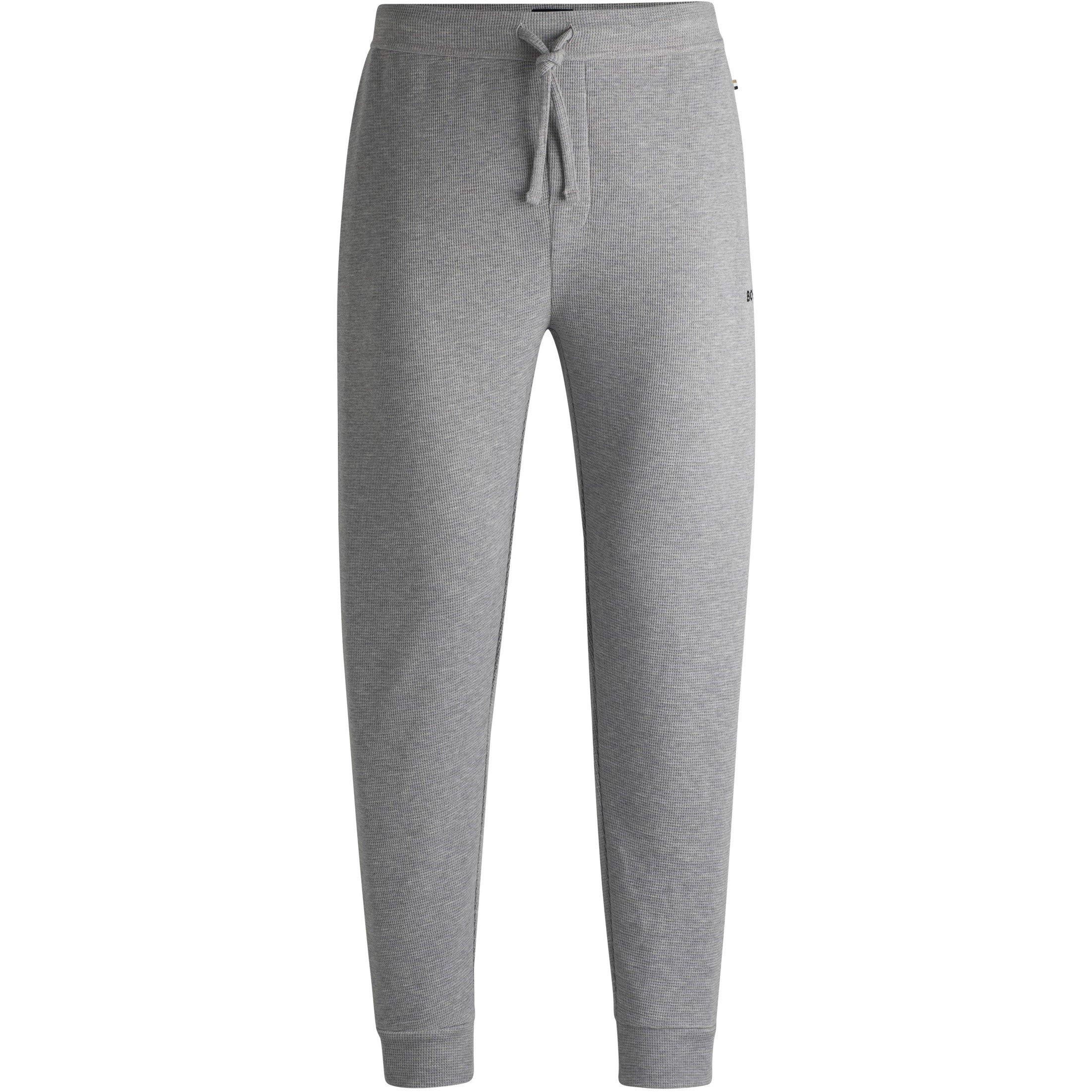 Boss Men's BW Waffle Jogging Bottoms - Grey - Large