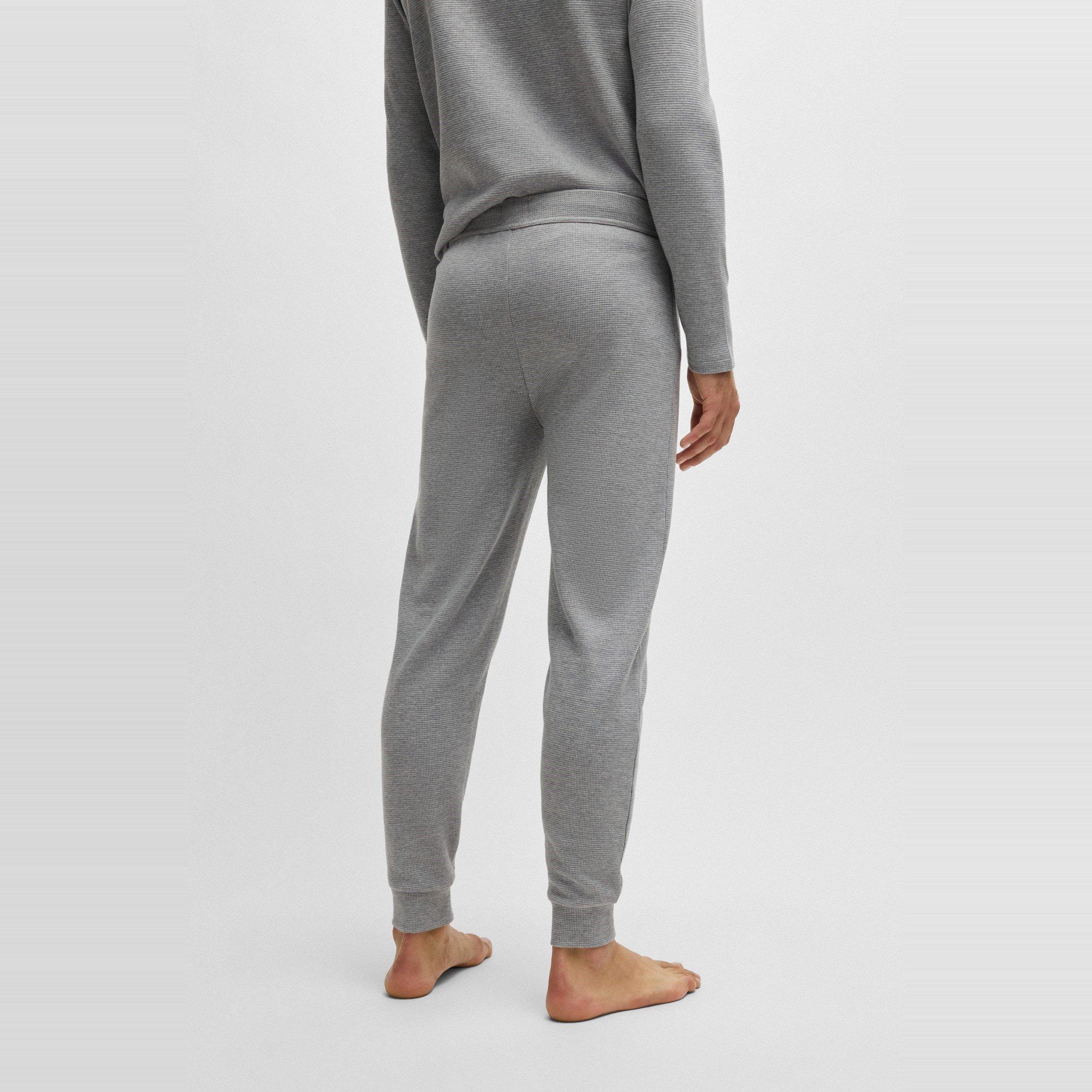 Grau - Boss - BW Waffle Jogging Bottoms - 3