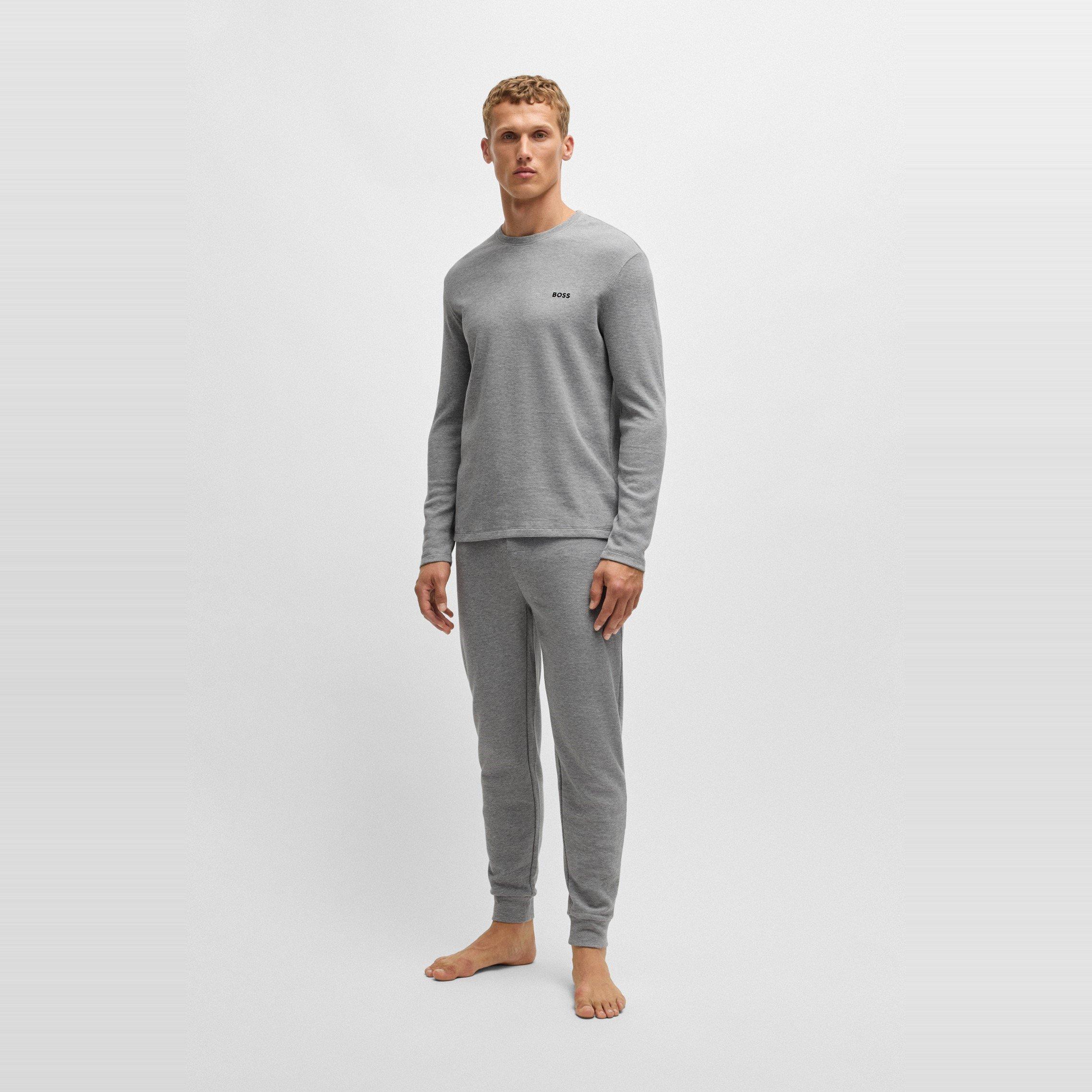 Grau - Boss - BW Waffle Jogging Bottoms - 5