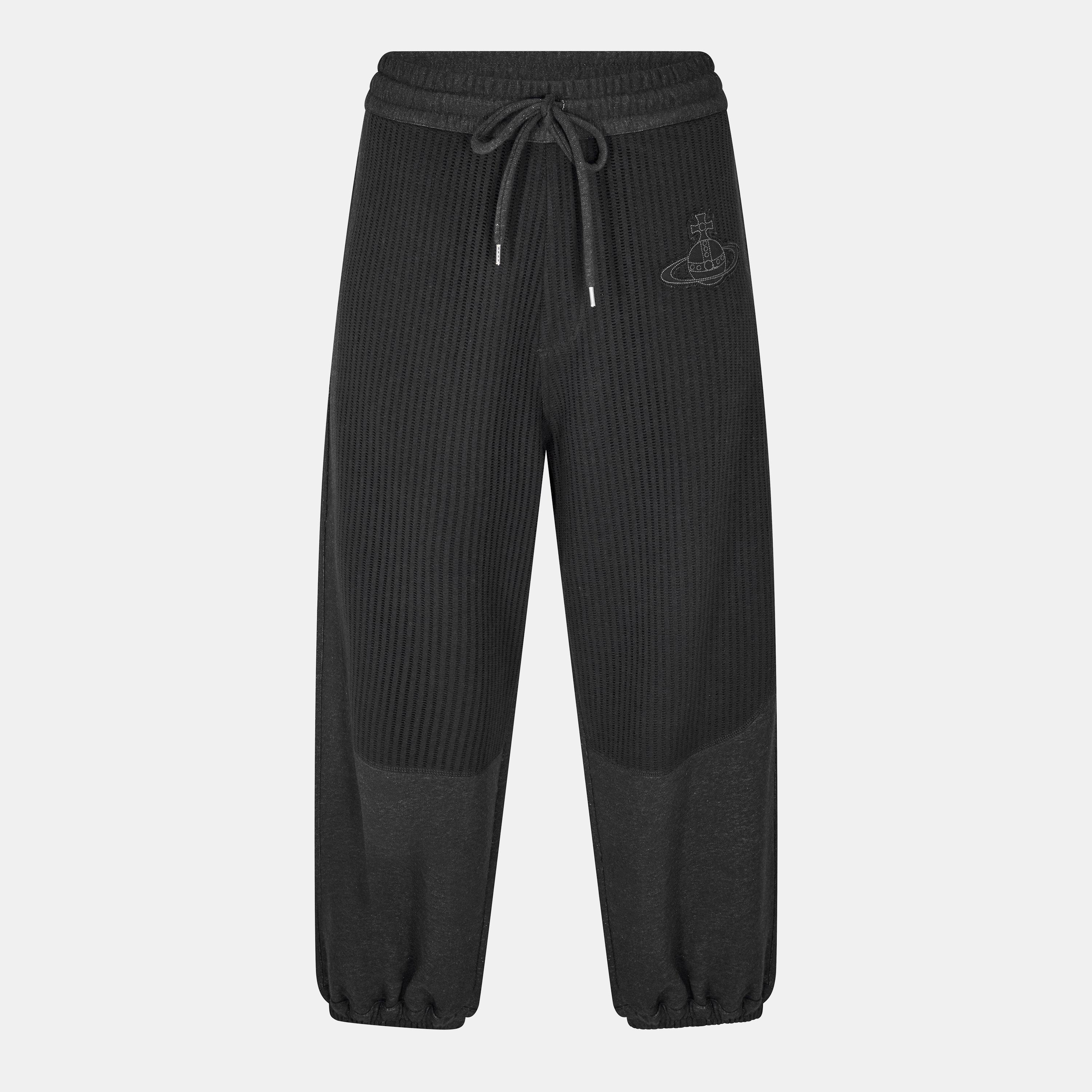 Charcoal - Vivienne Westwood - Men's Viv Ibiza Closed Cuff Fleece Joggers - 1