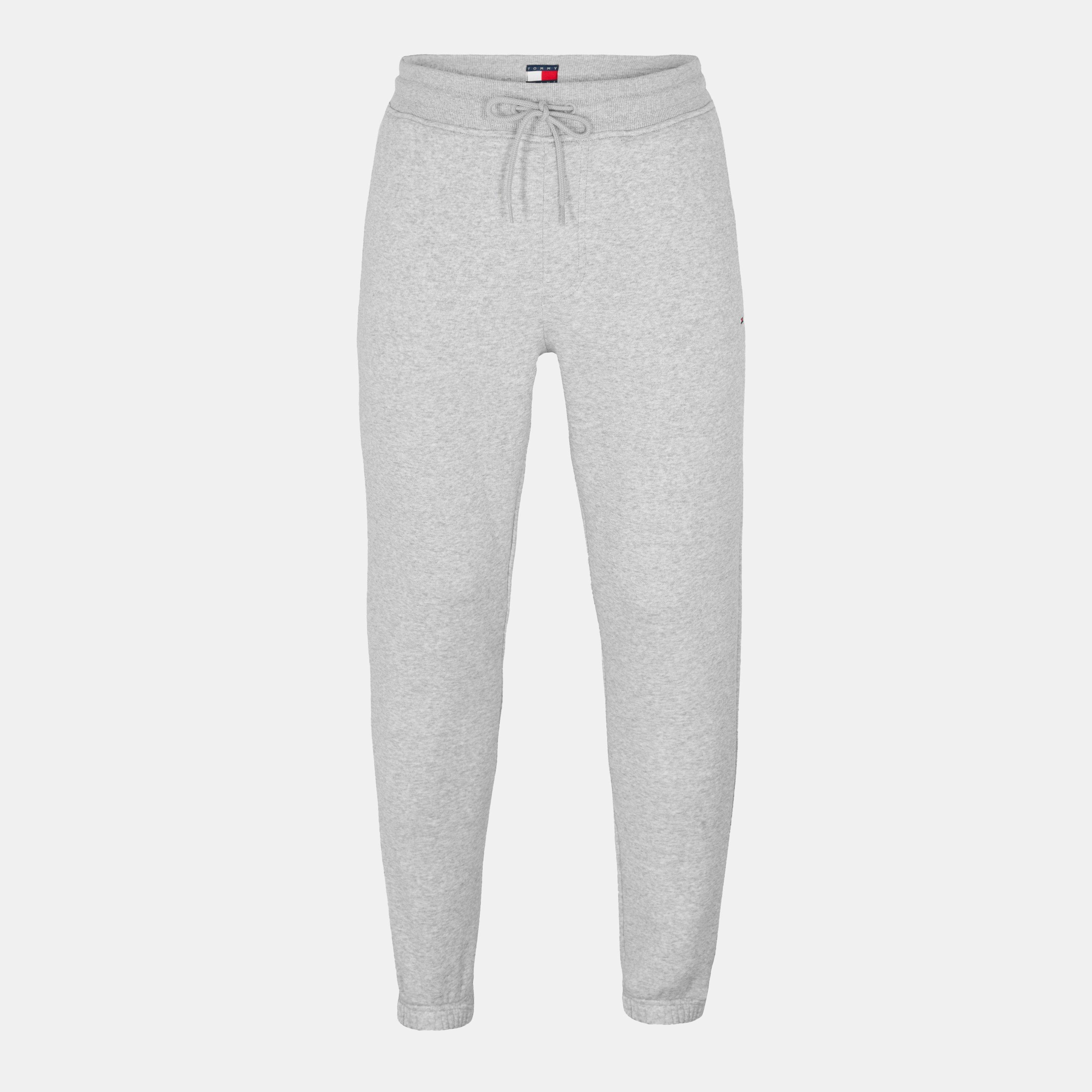 Tommy Jeans Men's Tj Flag Slim Closed Hem Fleece Joggers - Lt Grey P01 - M