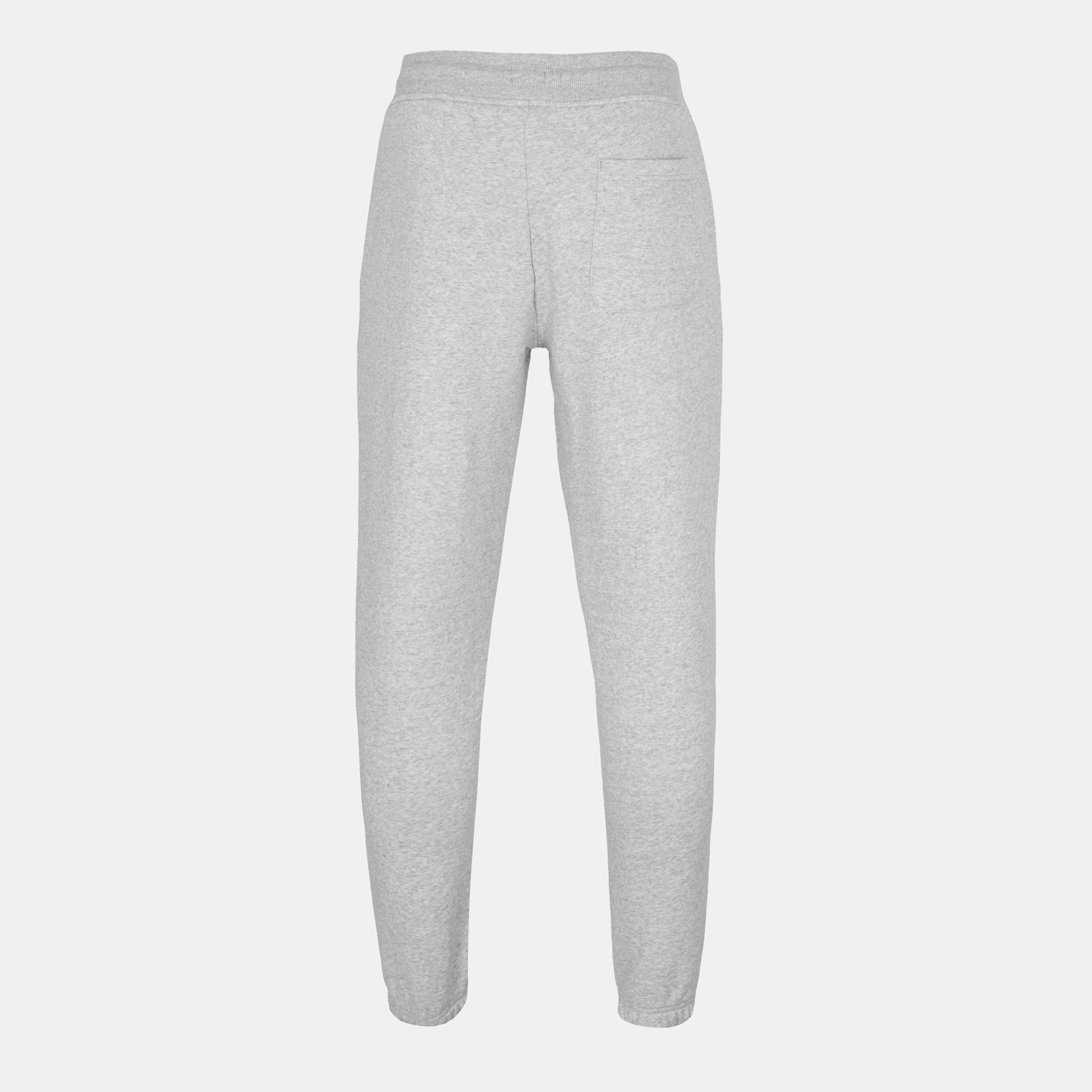 Lt Grey P01 - Tommy Jeans - Men's TJ Flag Slim Closed Hem Fleece Joggers - 2