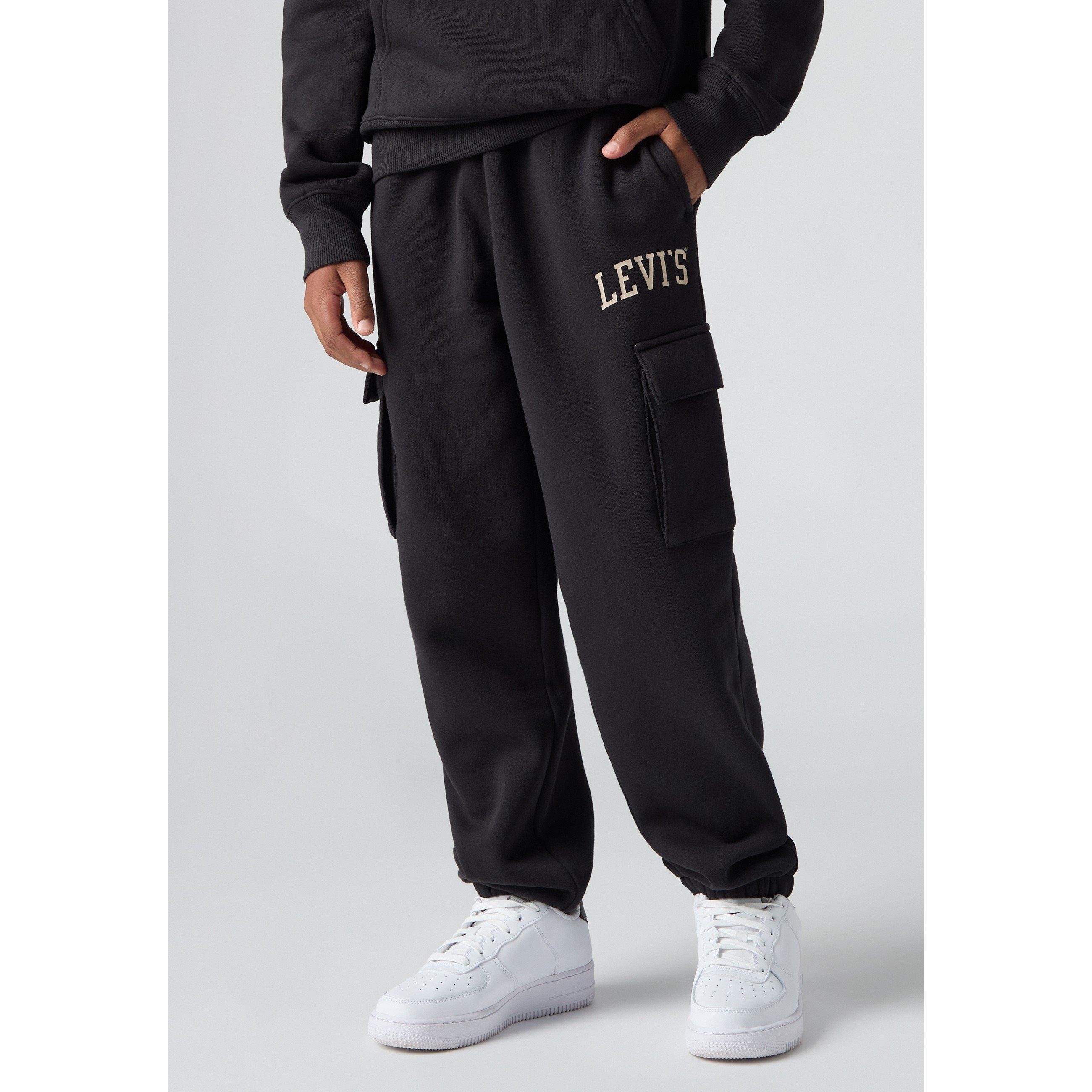 Jet Black G52 - Levis - Cargo Closed Hem Fleece Joggers - 2