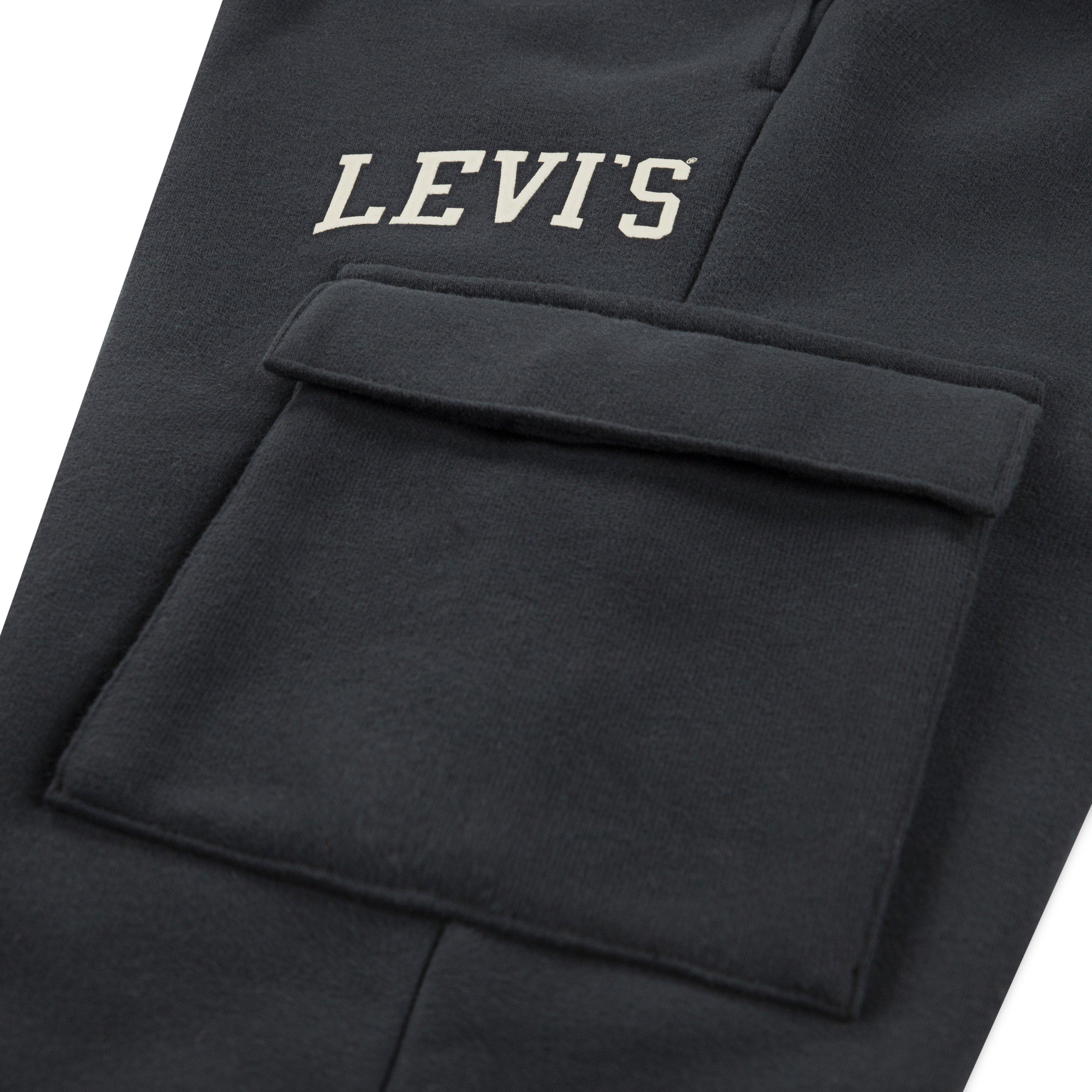 Jet Black G52 - Levis - Cargo Closed Hem Fleece Joggers - 4