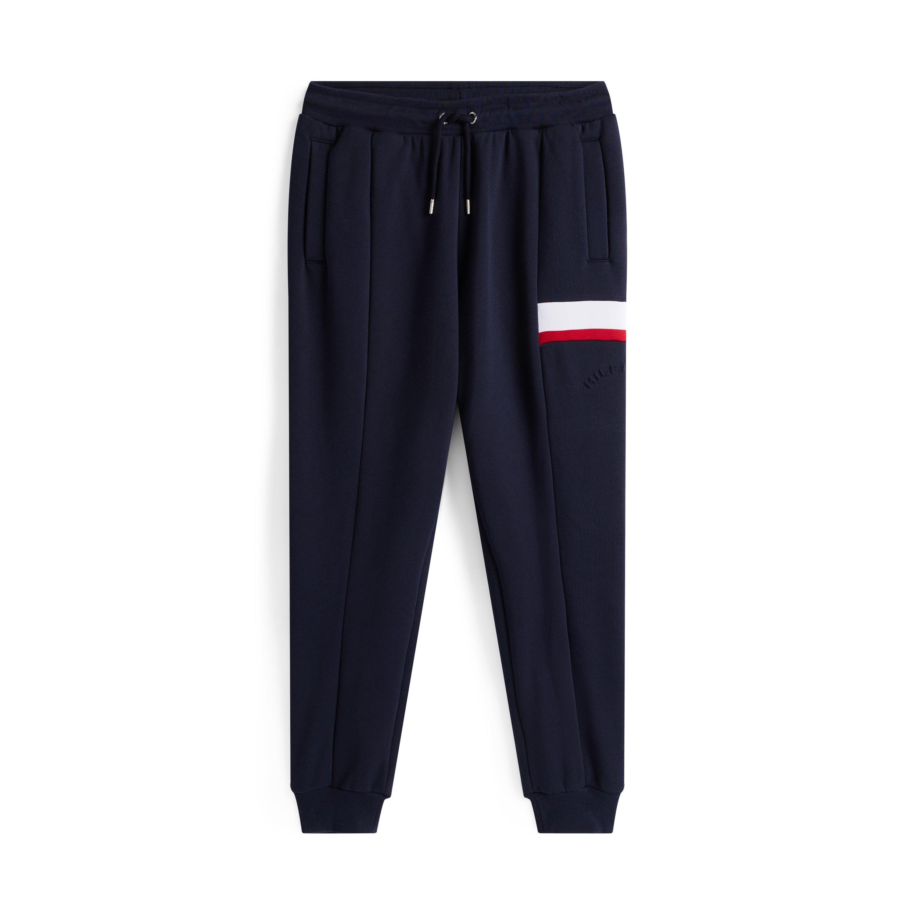 Desert Sky DW5 - Tommy Hilfiger - Men's Sleeve Tape Fleece Tapered Fit Joggers - 1