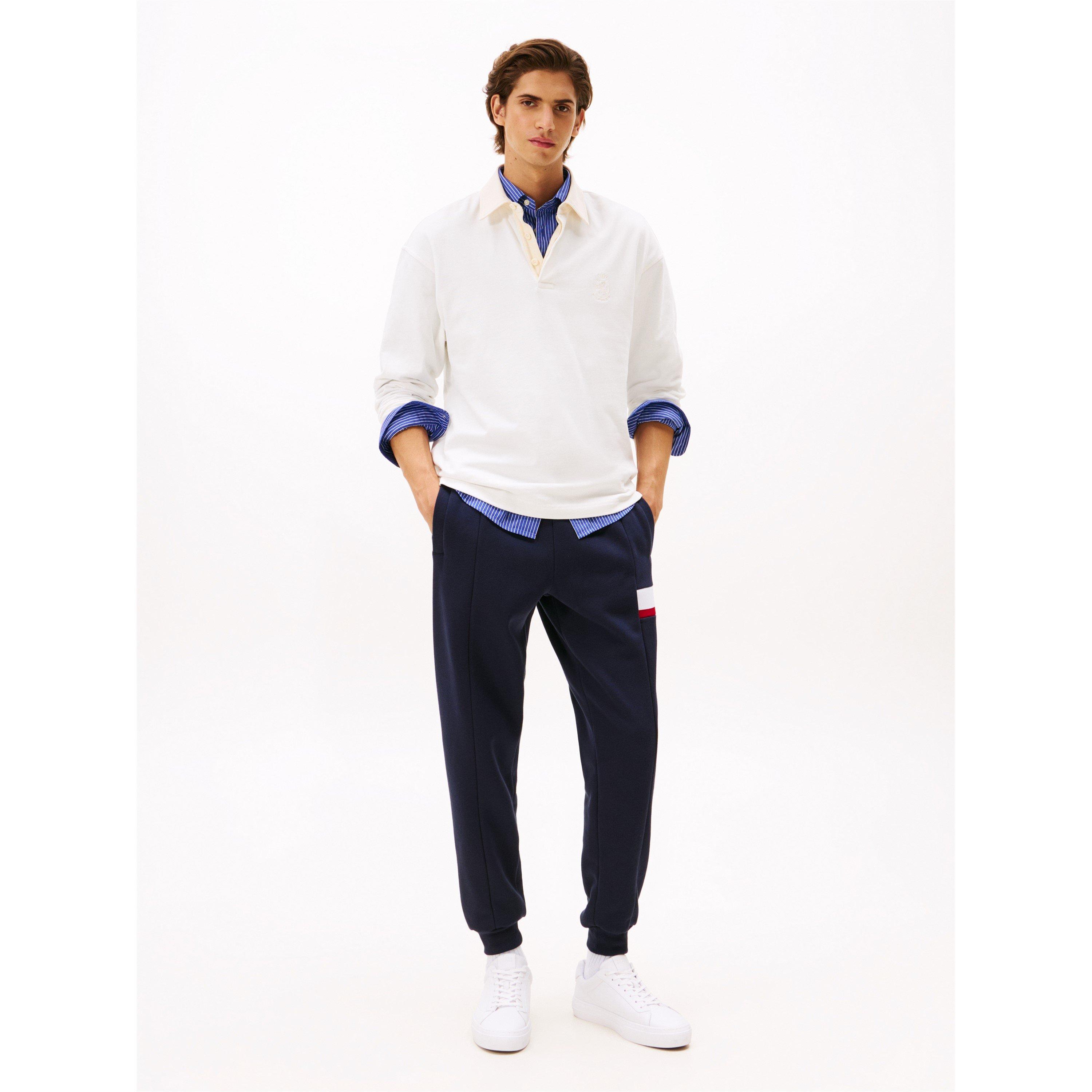 Desert Sky DW5 - Tommy Hilfiger - Men's Sleeve Tape Closed Hem Fleece Joggers - 2