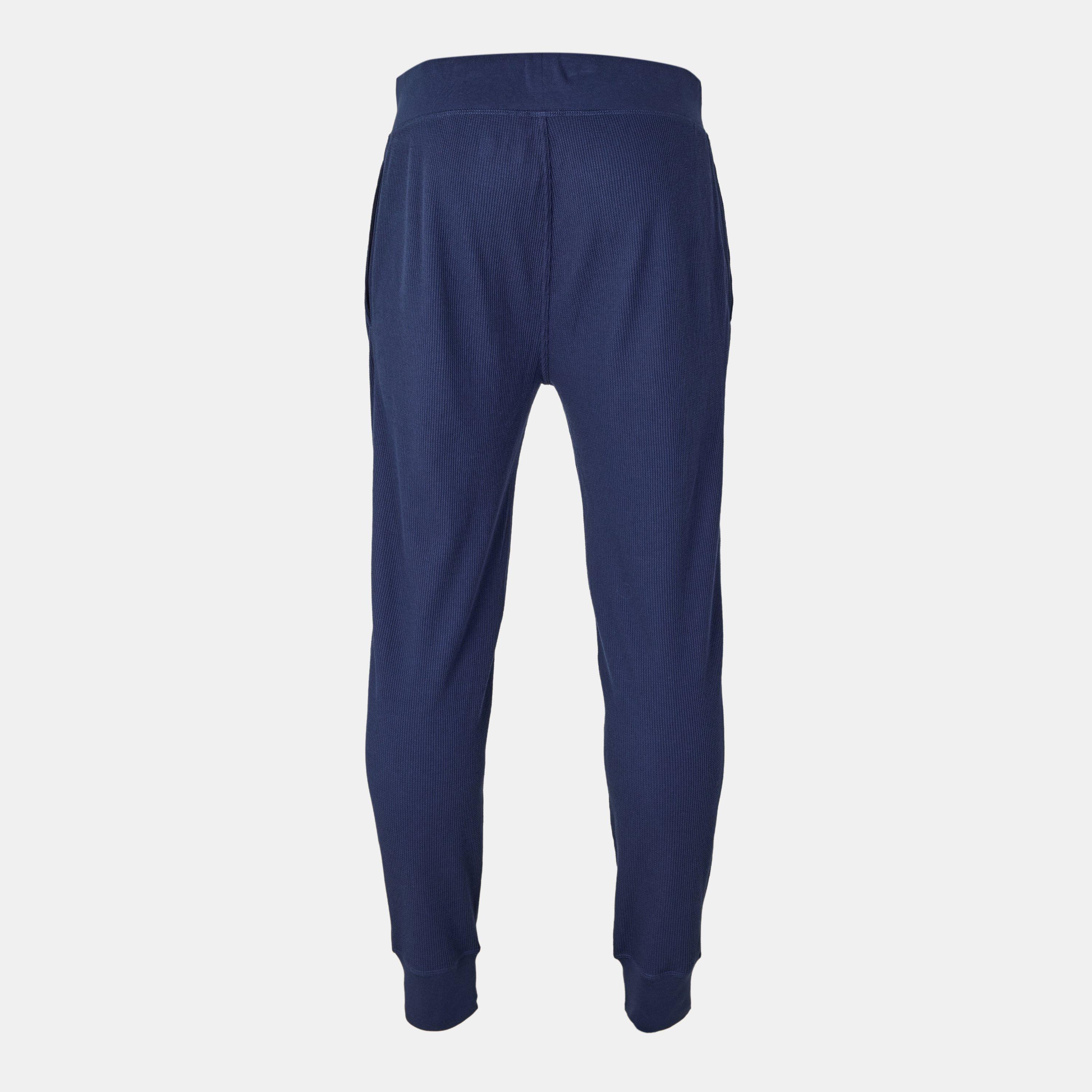 Cruise Navy - Polo Ralph Lauren - Men's Waffle Cuffed Fleece Joggers - 2
