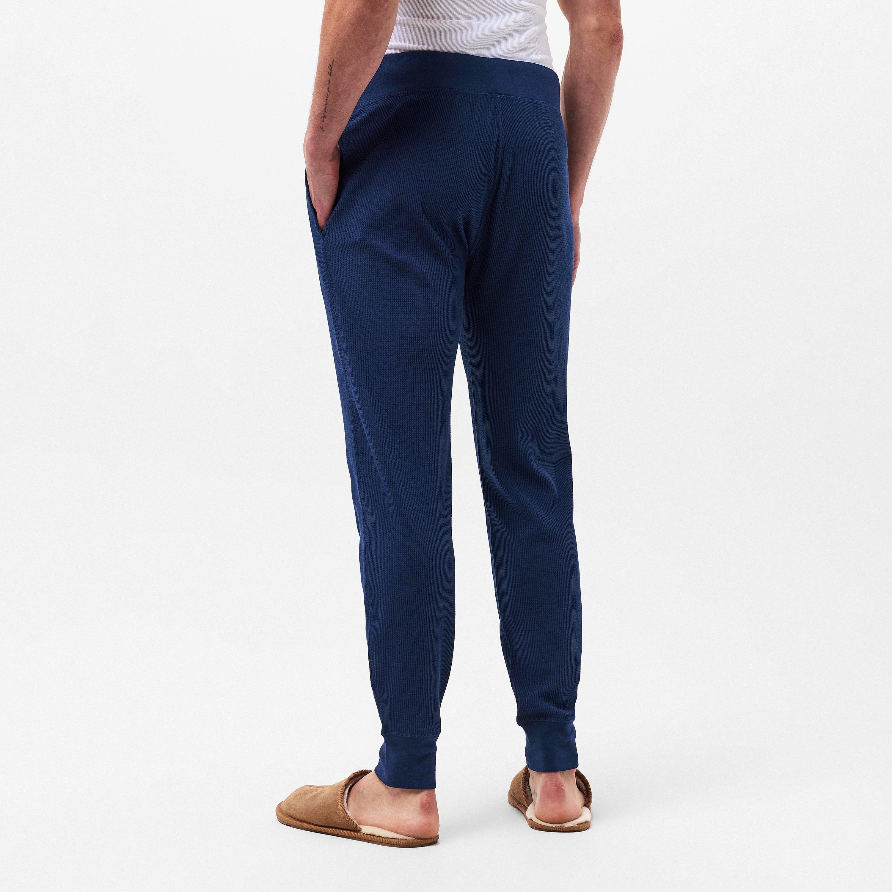 Cruise Navy - Polo Ralph Lauren - Men's Waffle Cuffed Fleece Joggers - 4