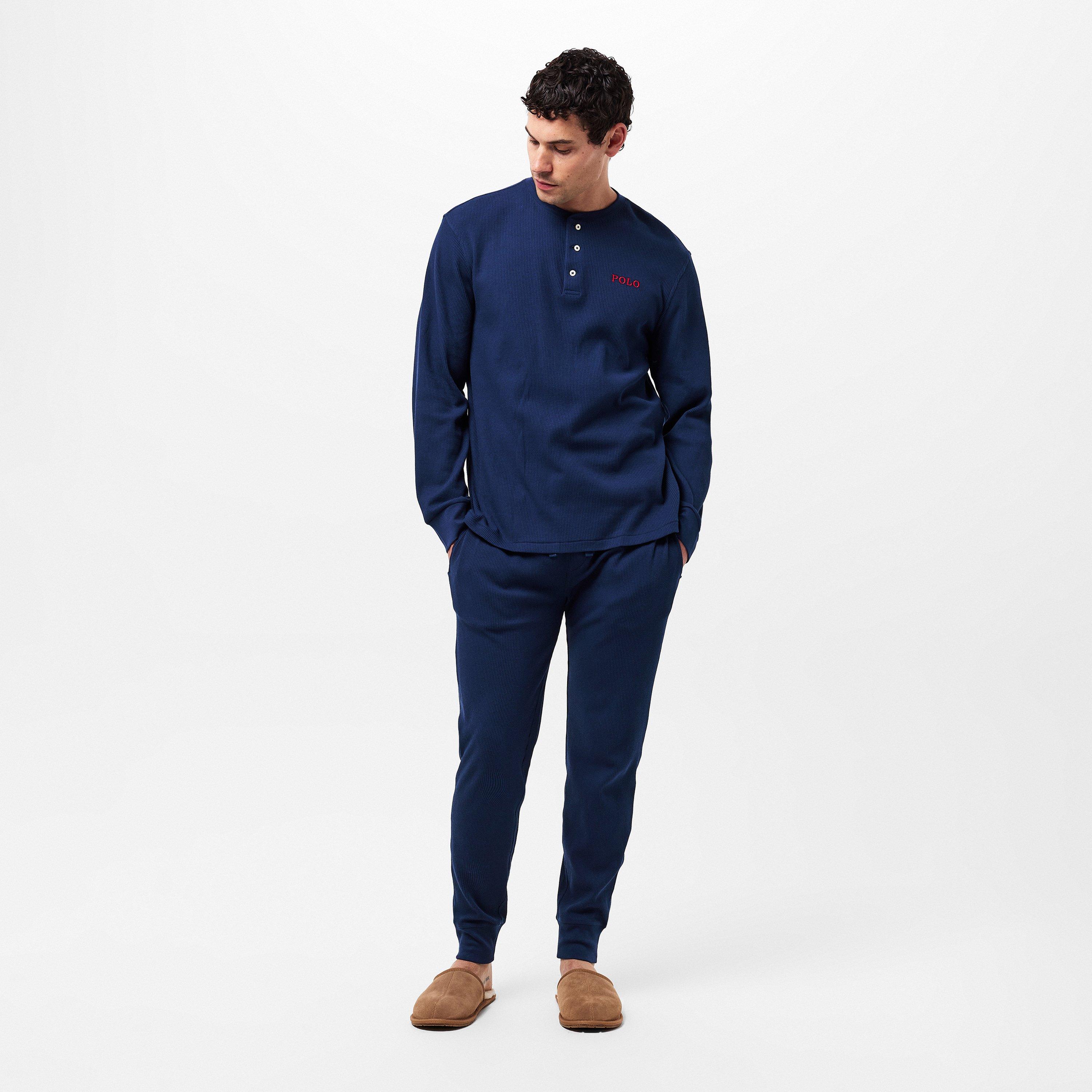 Cruise Navy - Polo Ralph Lauren - Men's Waffle Cuffed Fleece Joggers - 6