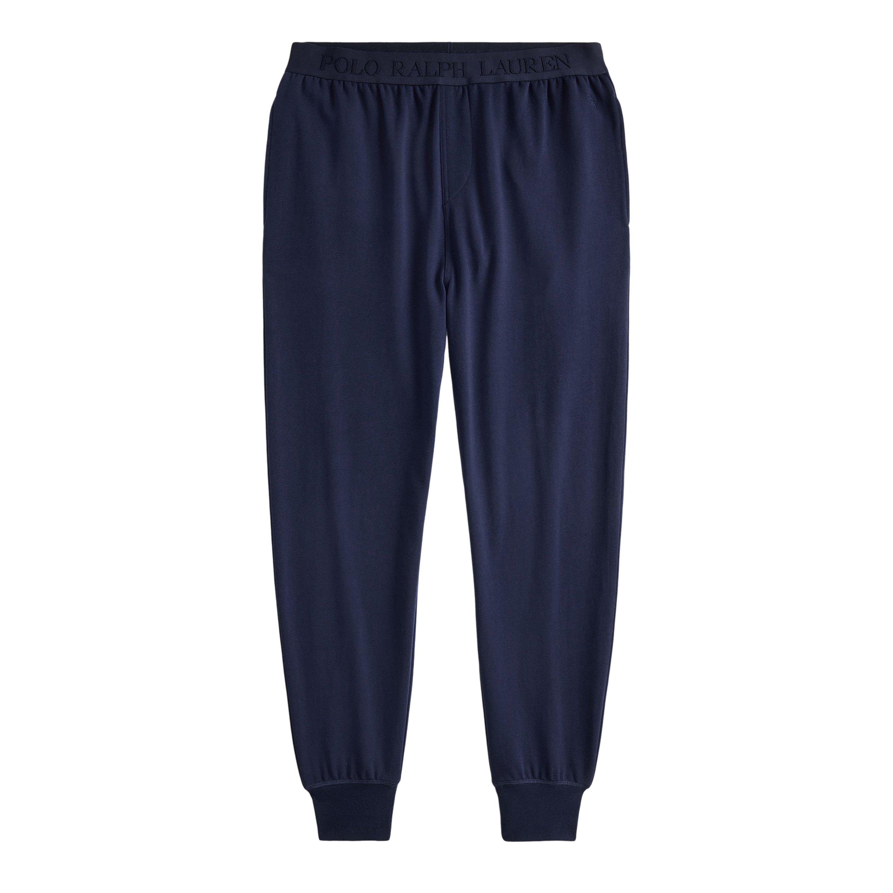 Cruise Navy - Polo Ralph Lauren - Men's Tonal Taped Closed Hem Jersey Joggers - 1