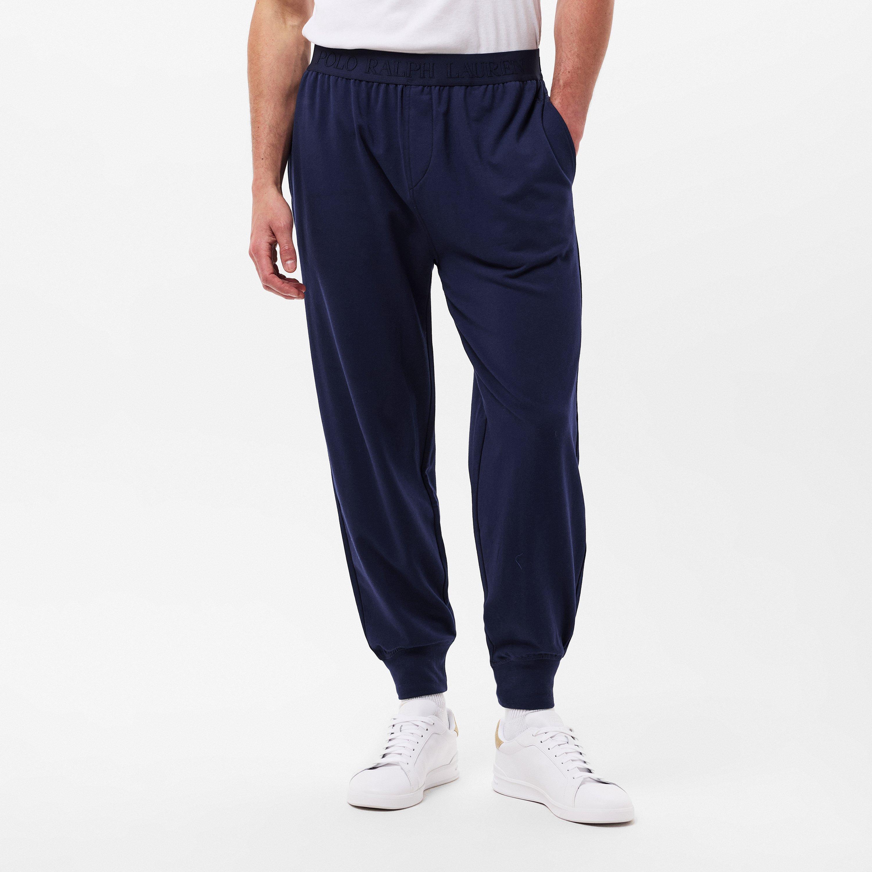 Cruise Navy - Polo Ralph Lauren - Men's Tonal Taped Closed Hem Jersey Joggers - 3